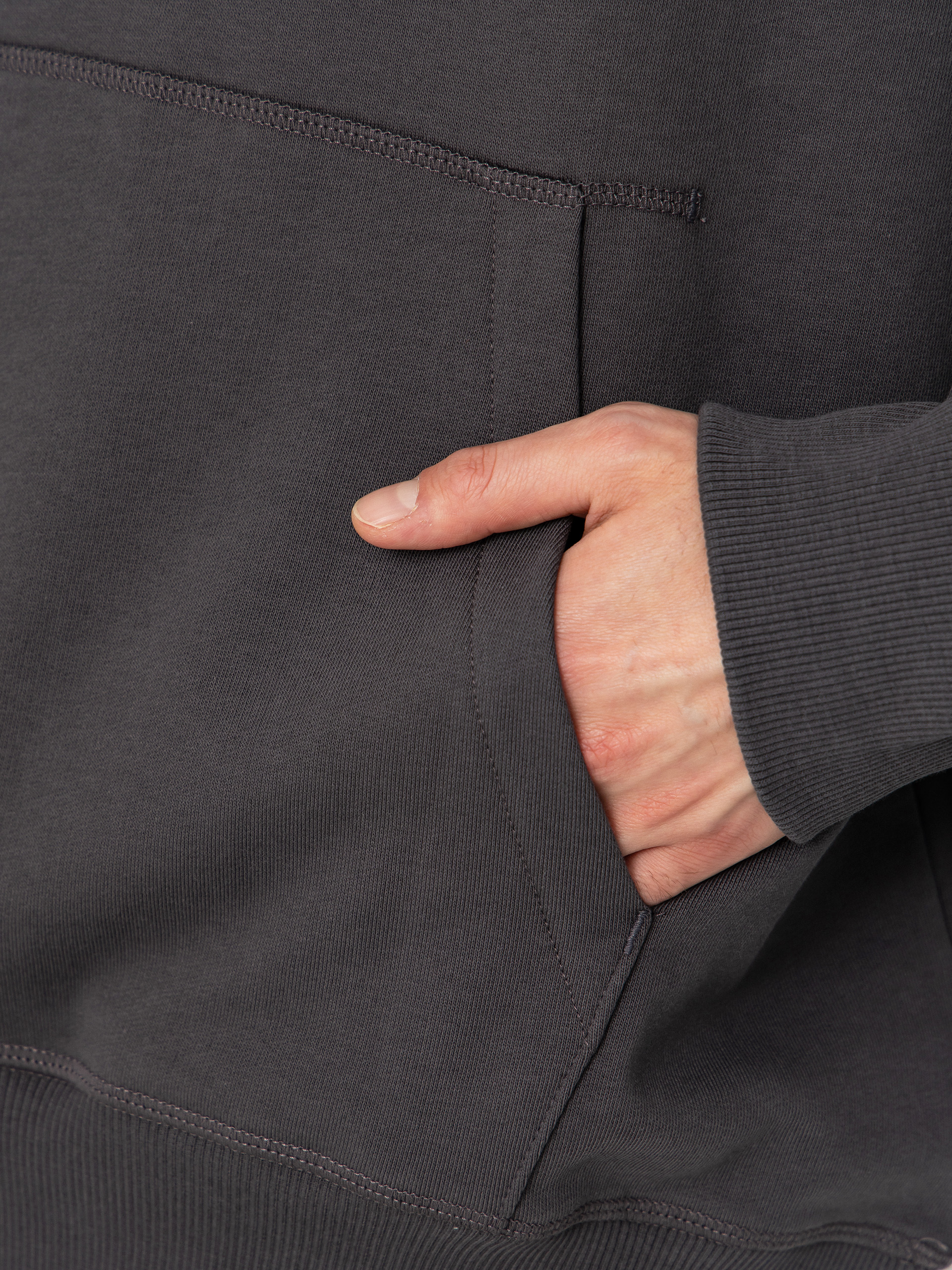The North Face Essential Light Relaxed HD Kapucnis pulóver (anthracite grey)