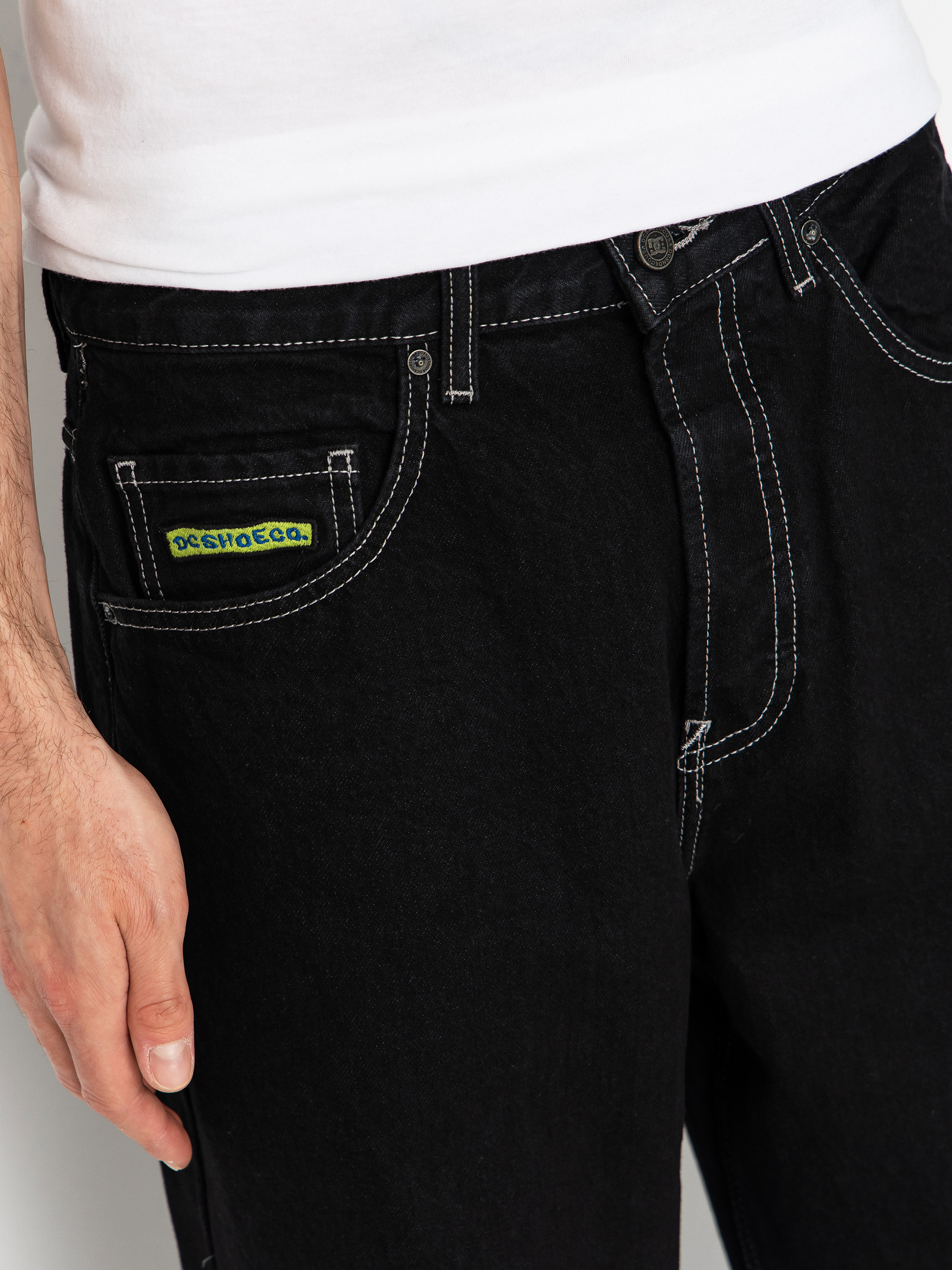 DC Baggy Denim Kisnadrág (black tint)