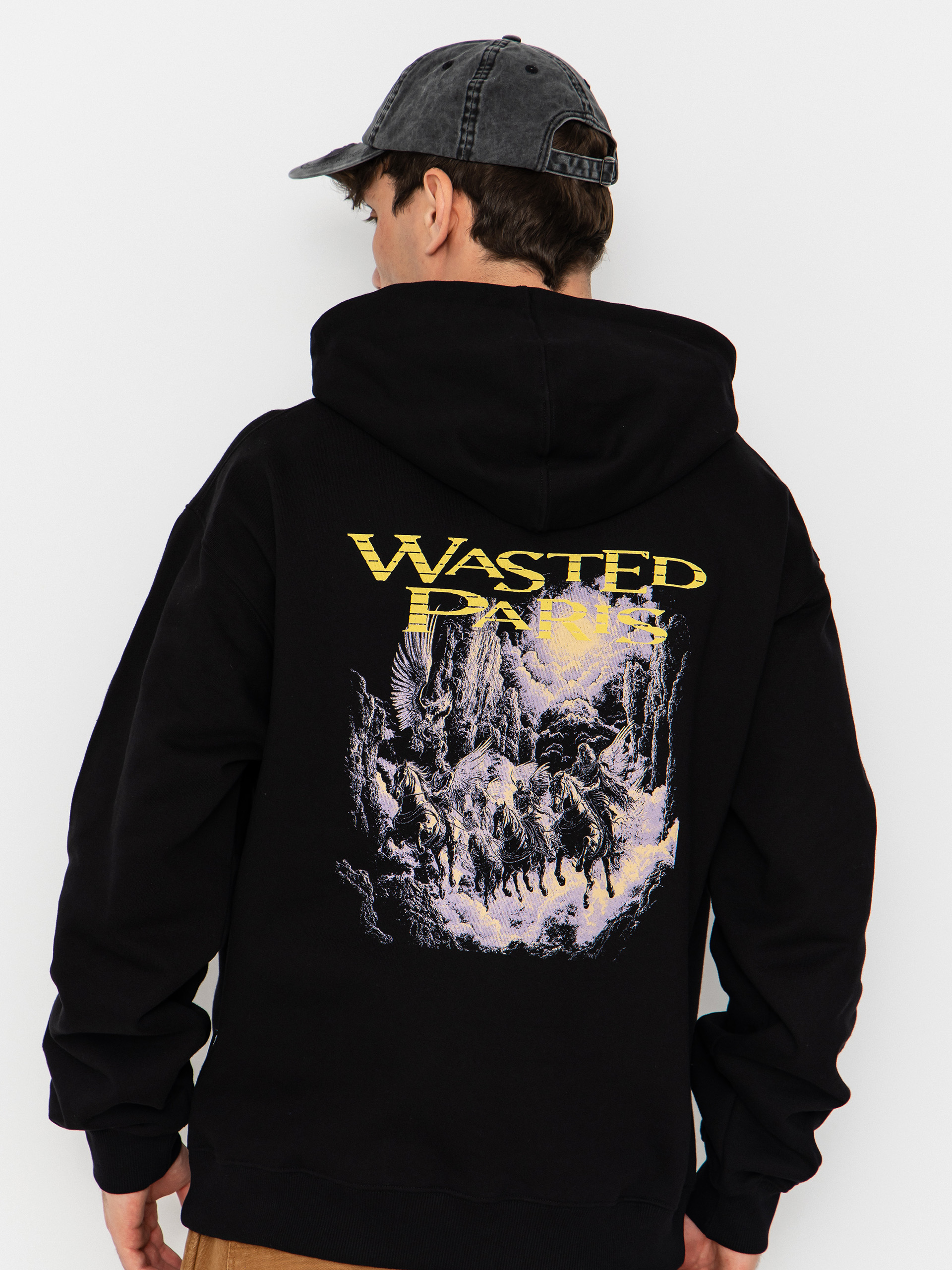 Wasted Paris Angels Gully HD Kapucnis pulóver (black)