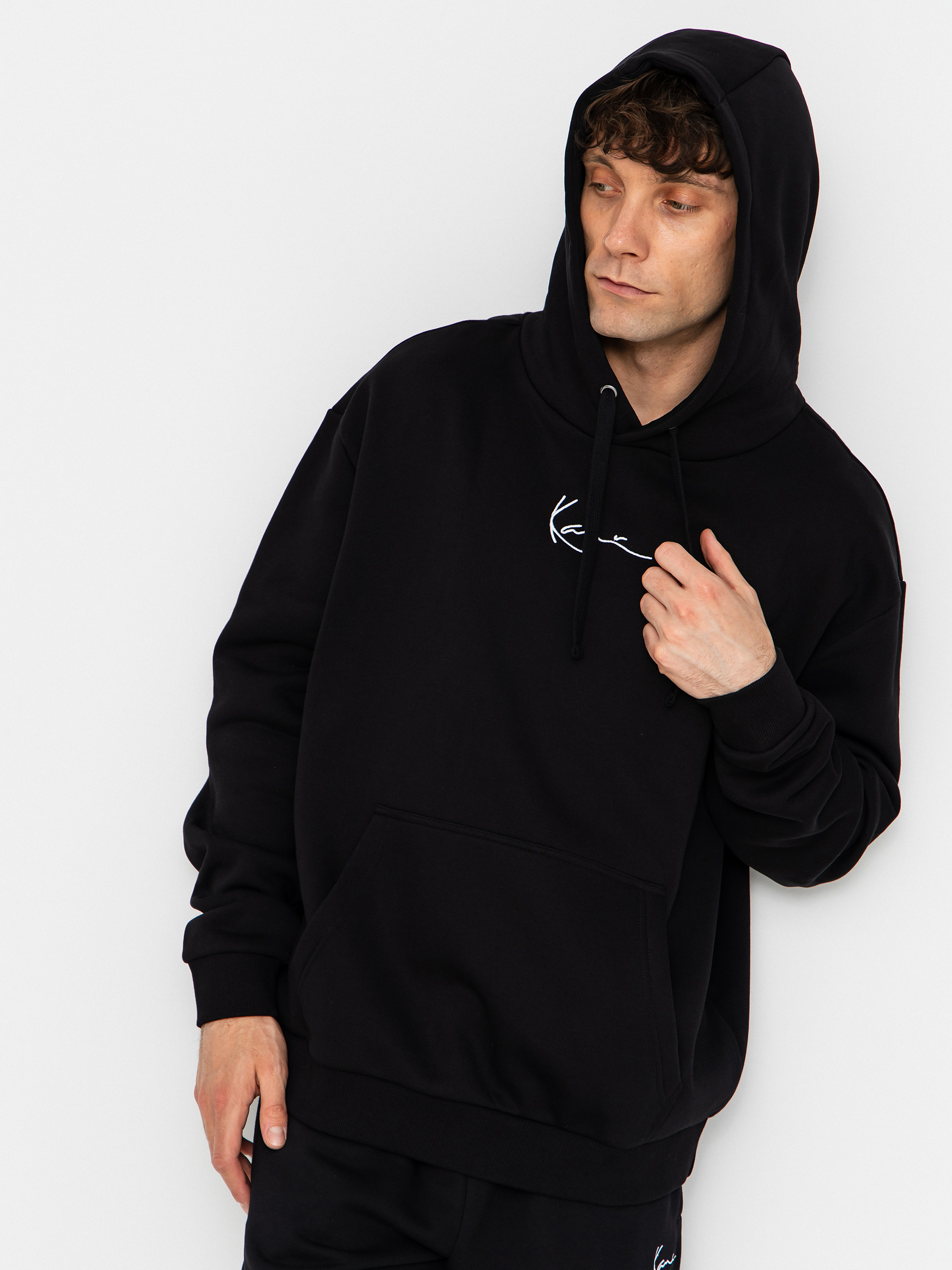 Karl Kani Small Signature HD Kapucnis pulóver (black)