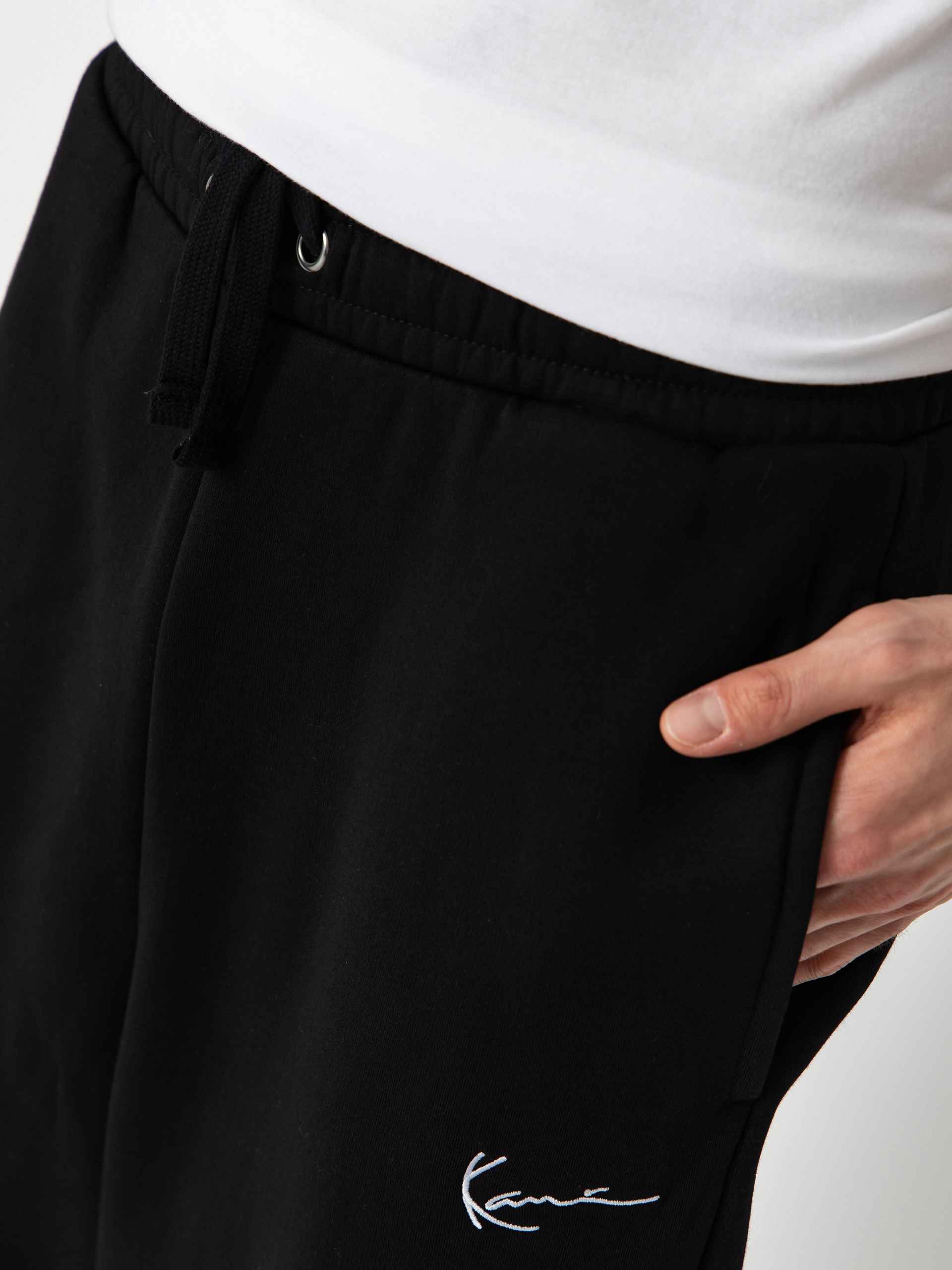 Karl Kani Small Signature Essential Regular Kisnadrág (black)