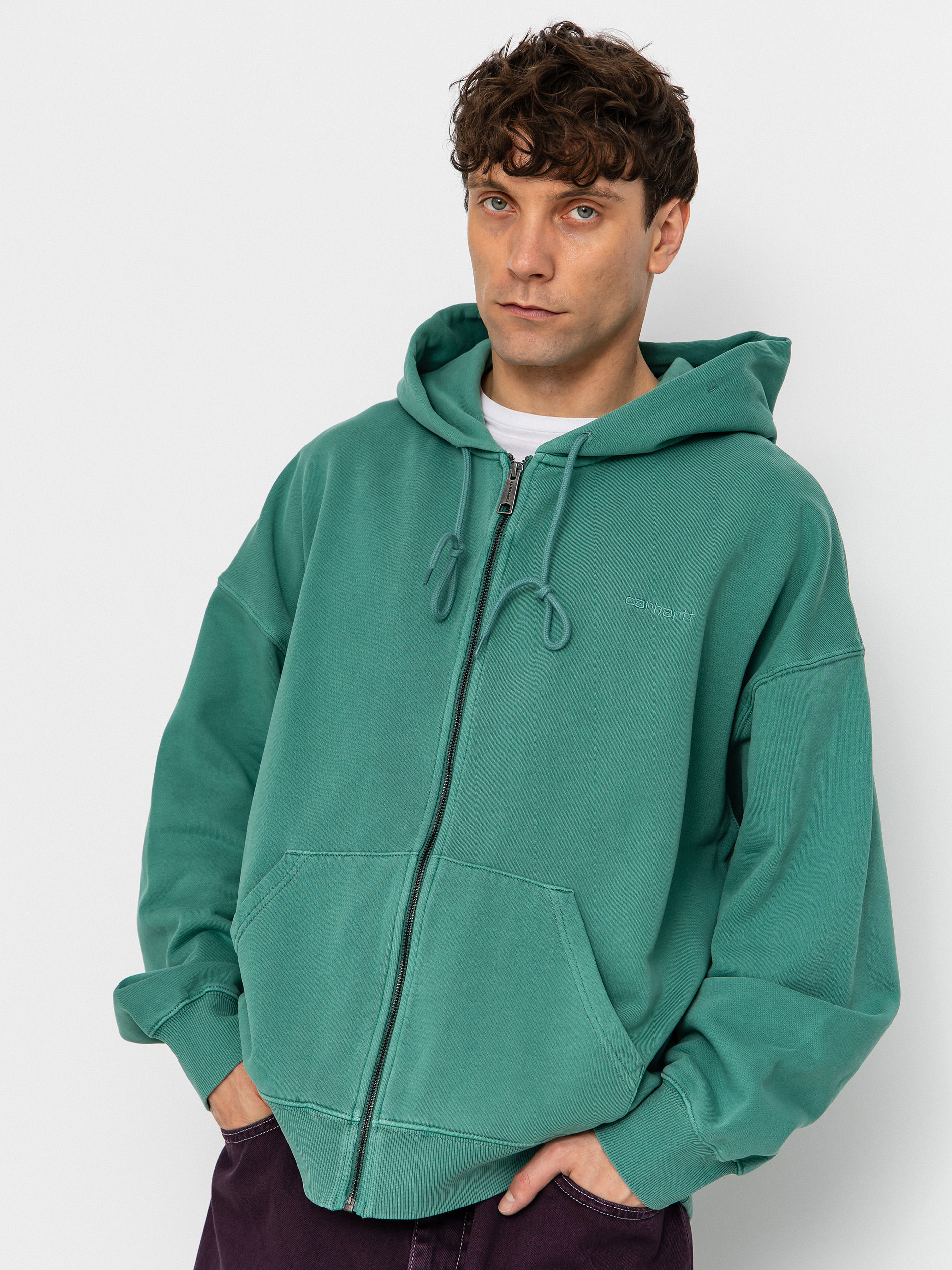 Kapucnis pulóver Carhartt WIP Benton ZHD (lily)