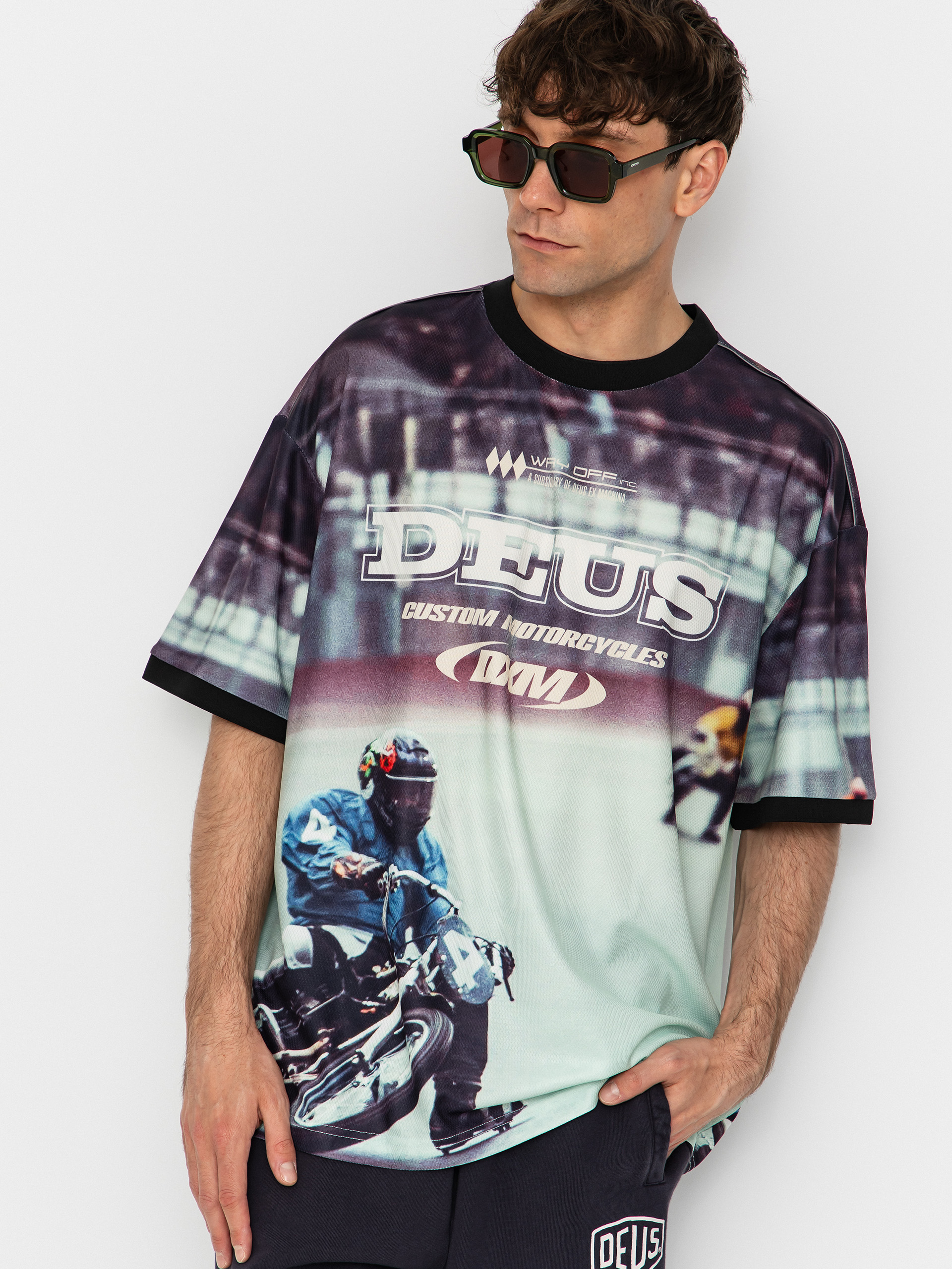 Póló Deus Ex Machina Enduro Photo Ss Jersey (brown)