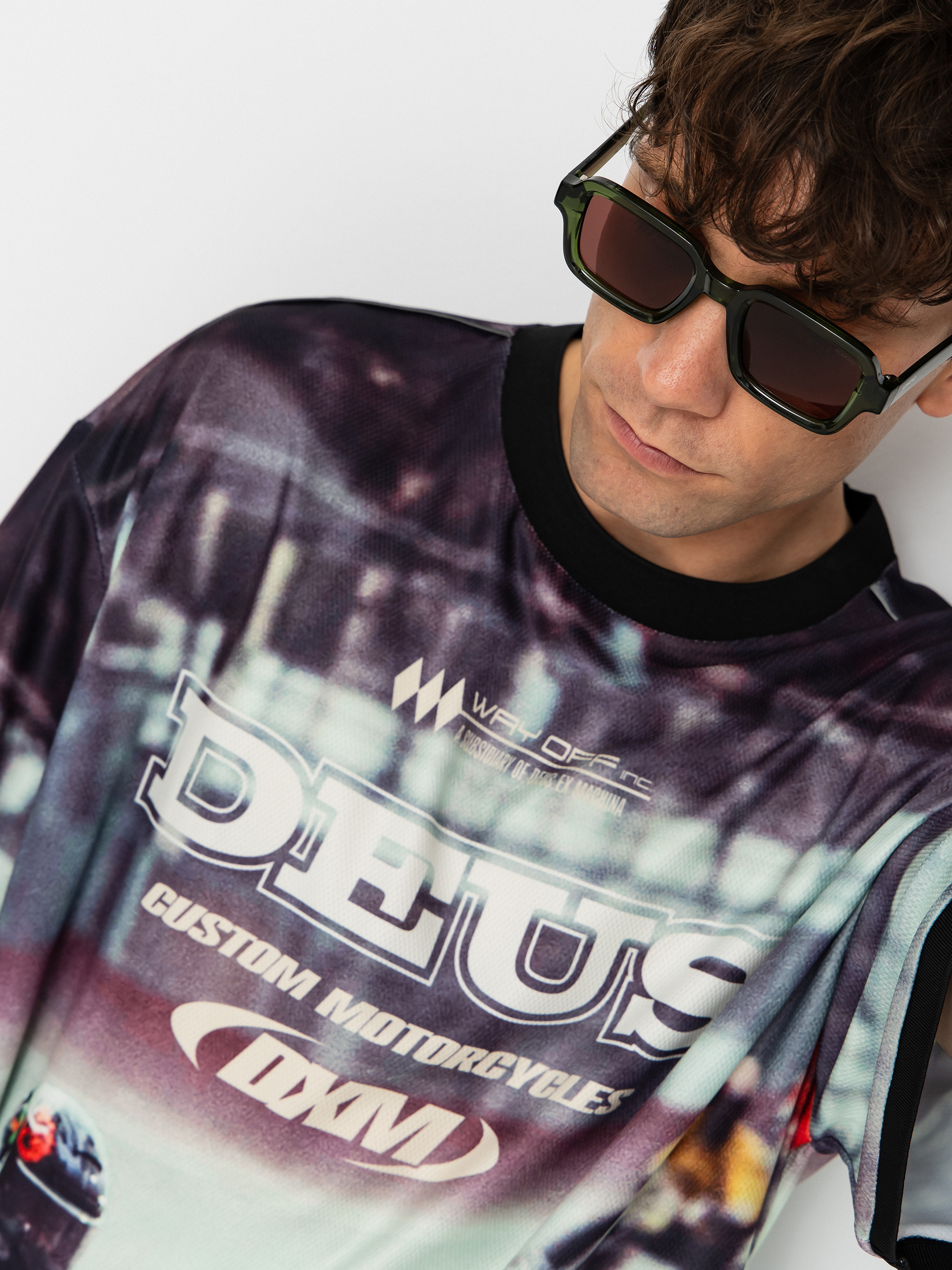 Póló Deus Ex Machina Enduro Photo Ss Jersey (brown)