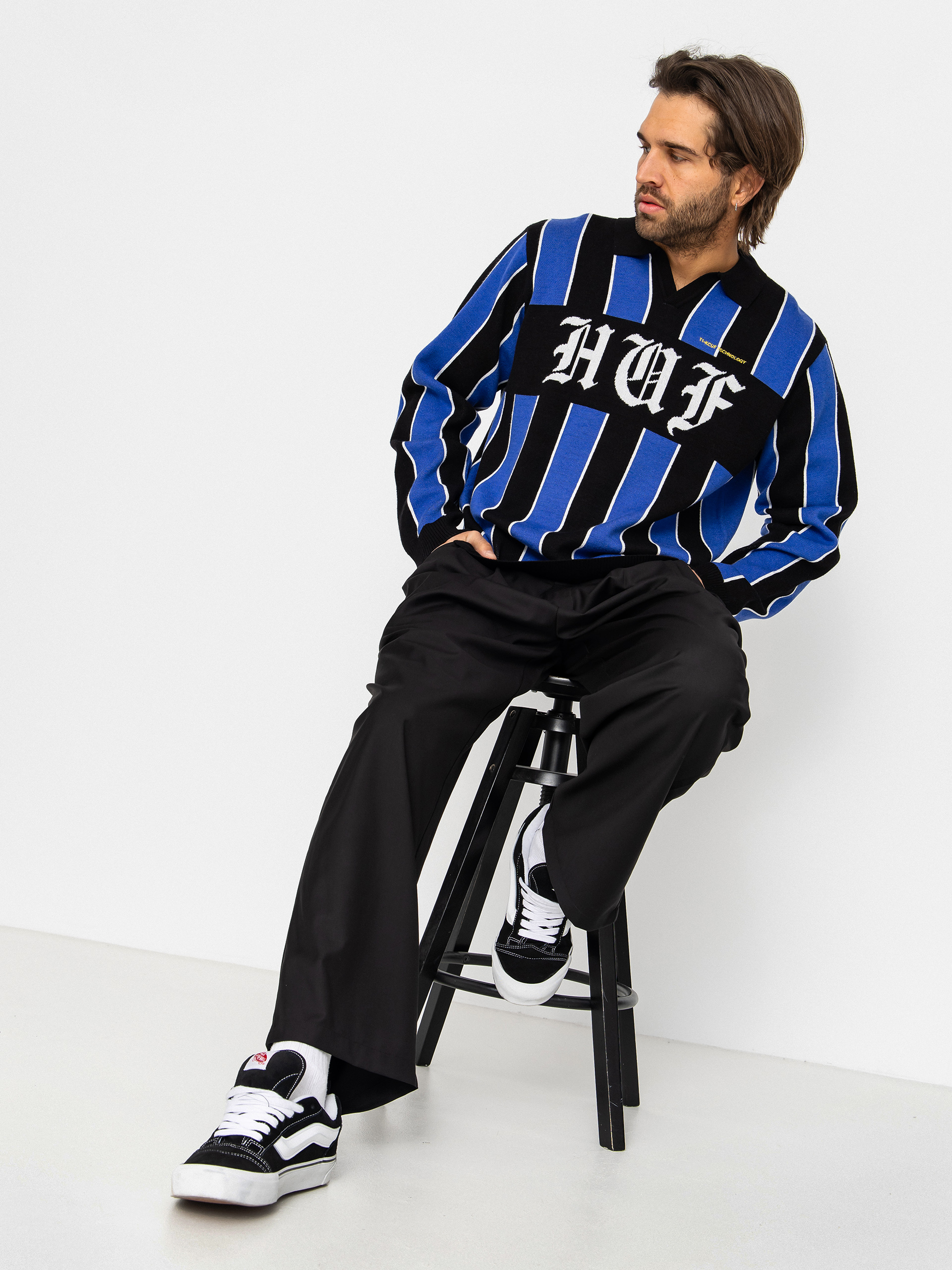 HUF Midfield Jersey Pulóver