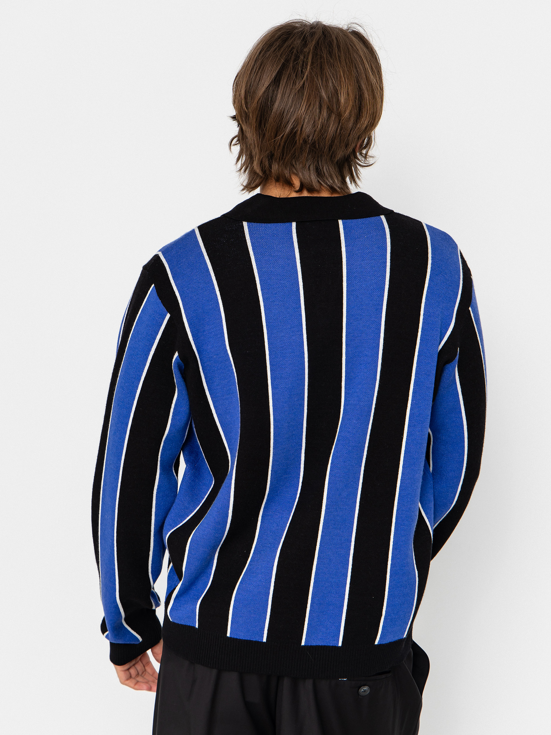 HUF Midfield Jersey Pulóver (electric blue)