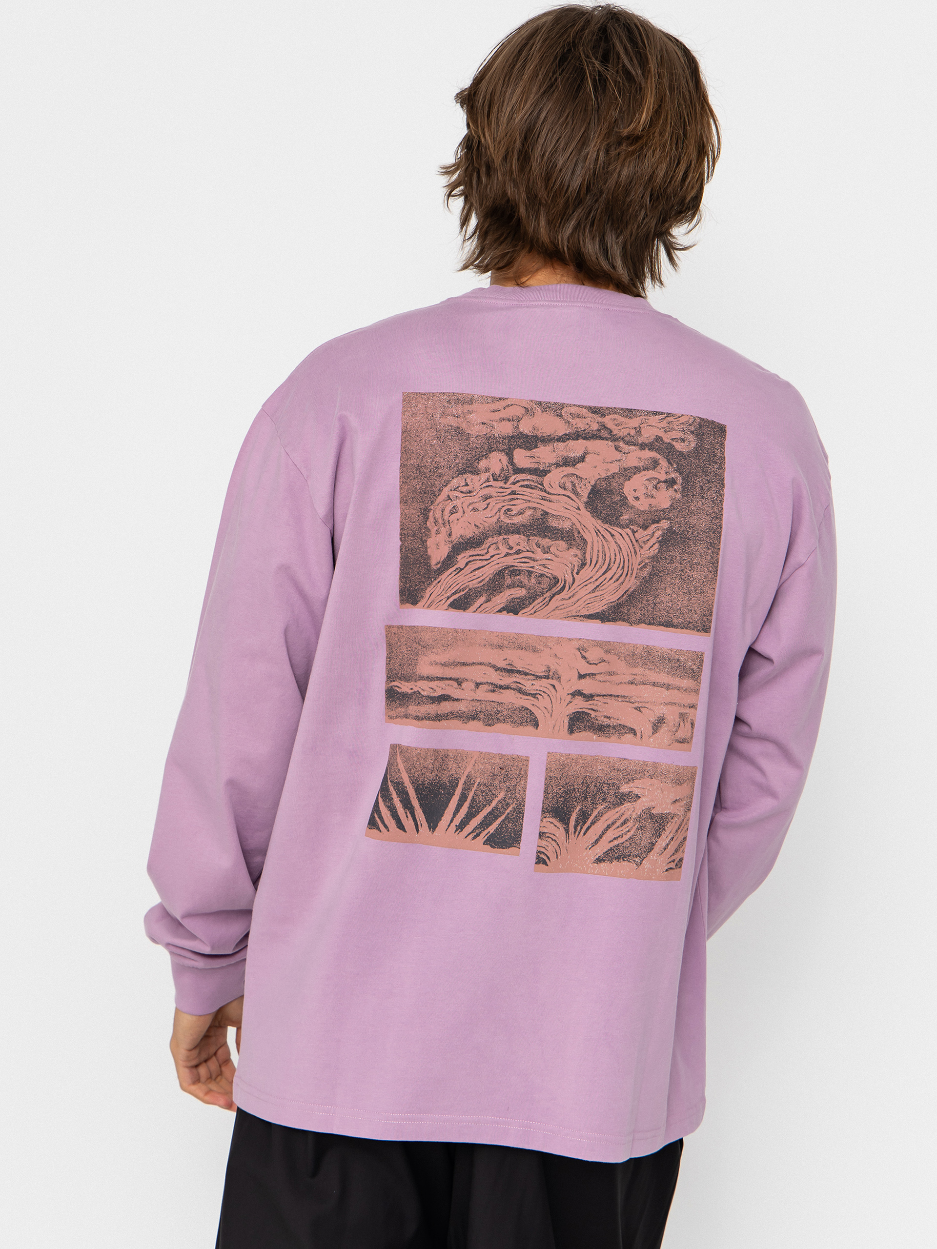 Carhartt WIP Emerge Hosszú ujjú felső (gentle purple)