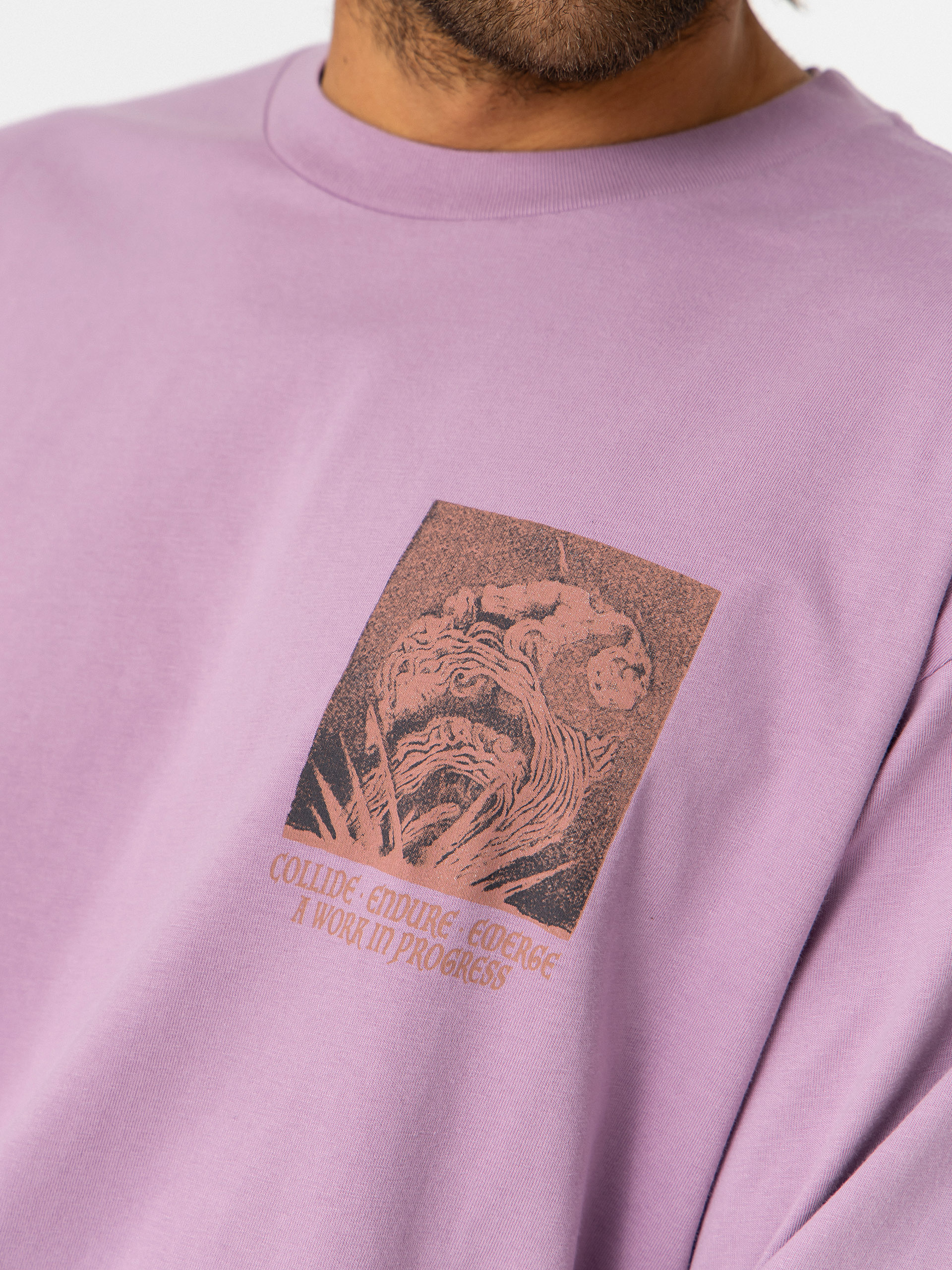 Carhartt WIP Emerge Hosszú ujjú felső (gentle purple)