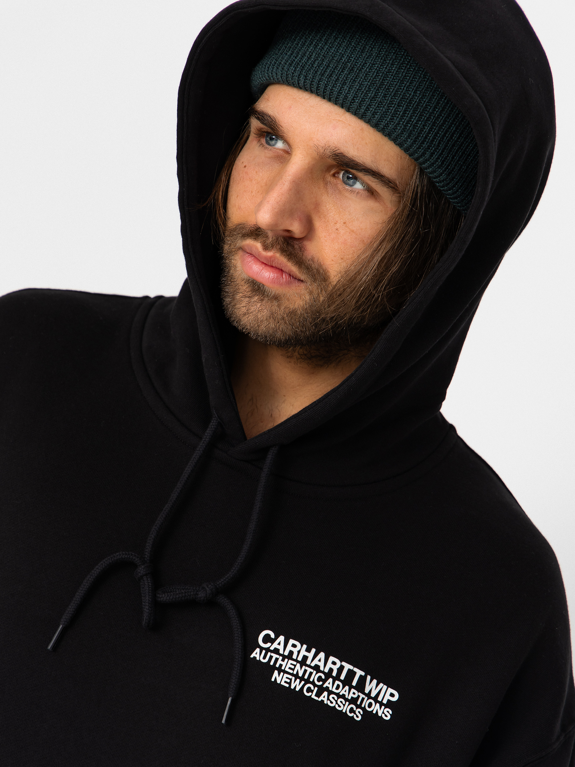 Kapucnis pulóver Carhartt WIP Sean Hamilton HD (black)