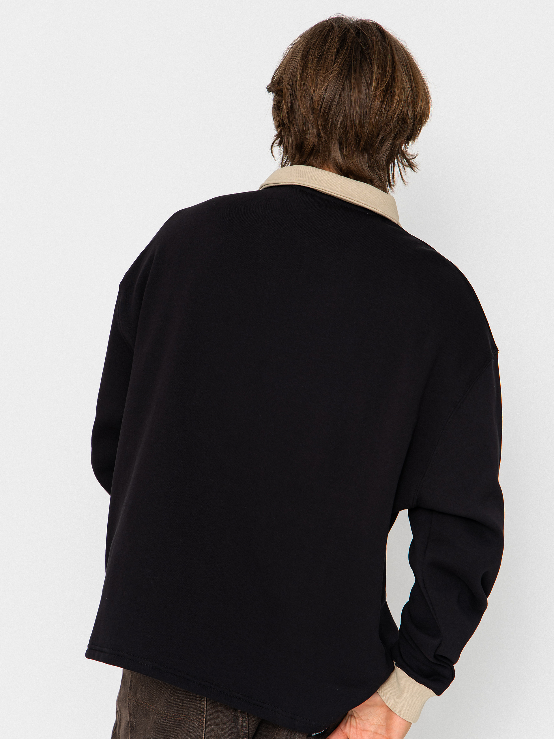 Santa Cruz Out Of Time Strip 1/4 Zip Pulóver (black)