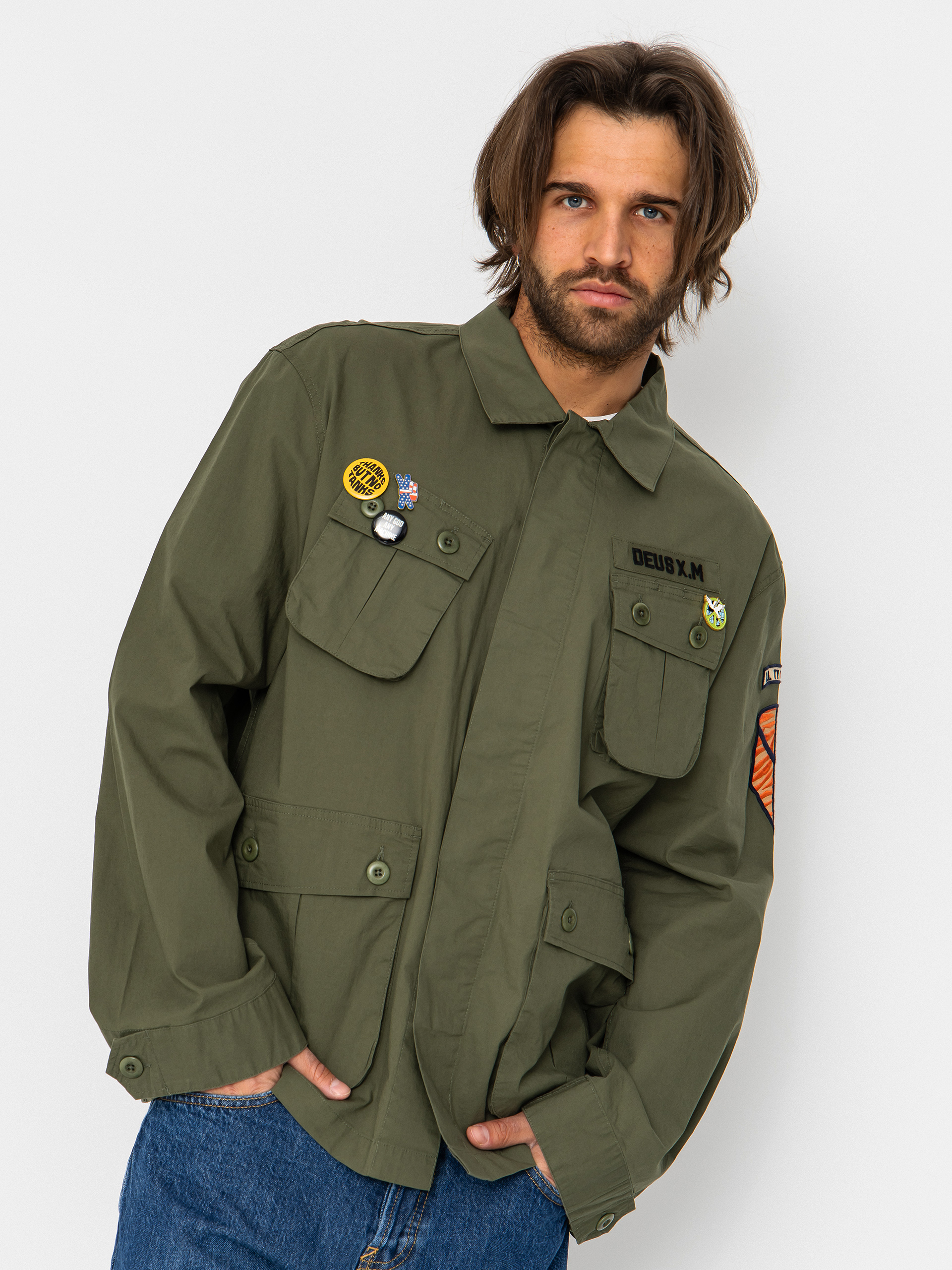 Ing Deus Ex Machina Power Overshirt (pine green)