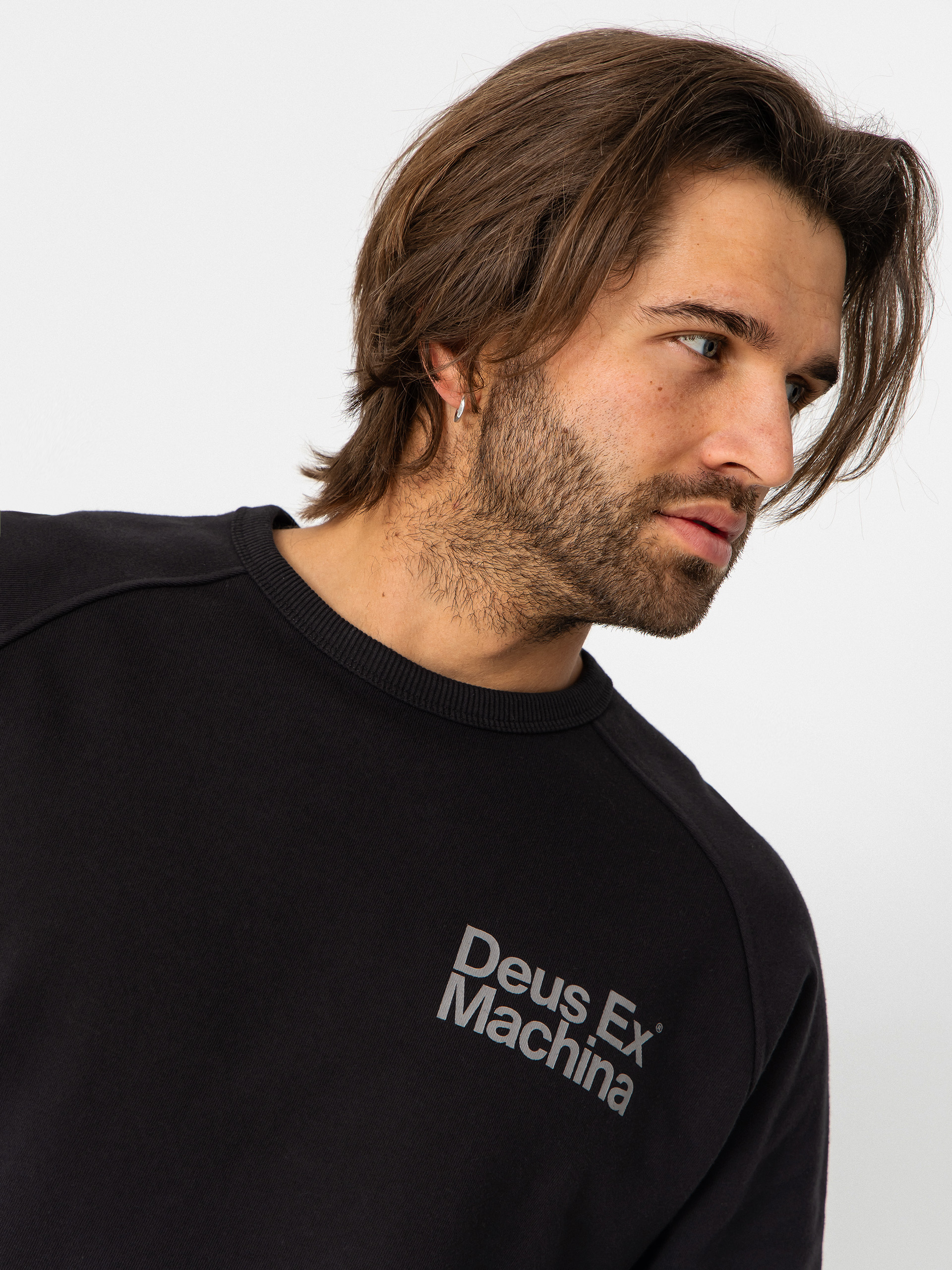 Pulóver Deus Ex Machina Plenty Good Crew (black)