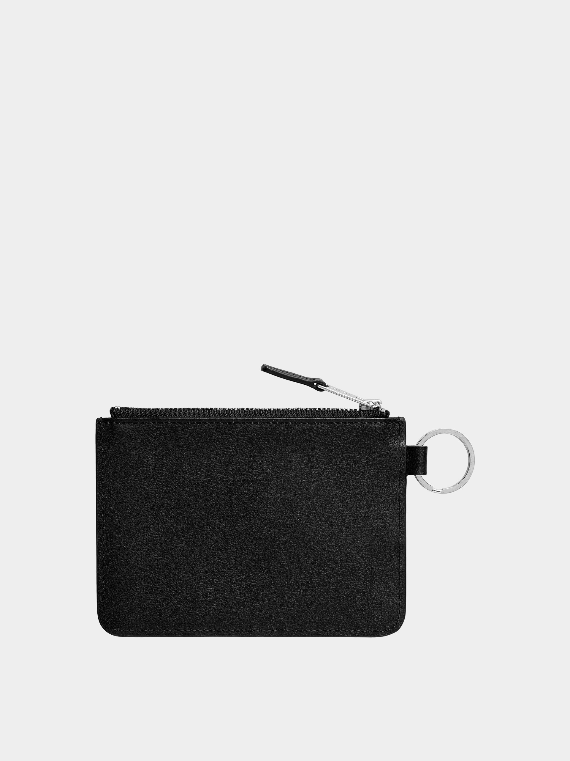 Carhartt WIP Deconstructed Leather Pénztárca (black/silver)