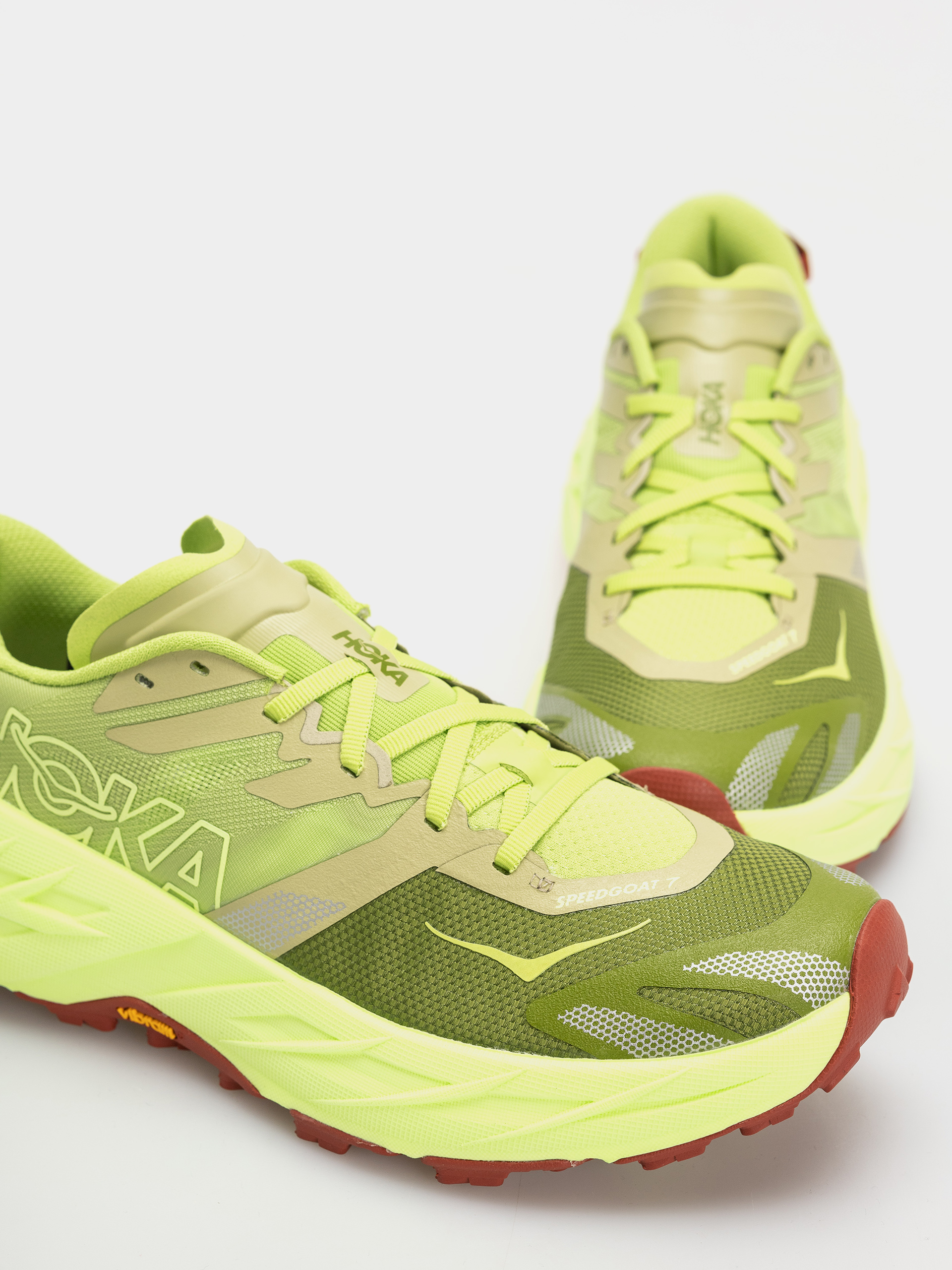 Hoka Speedgoat 7 Cipők (kiwi/neon yuzu)