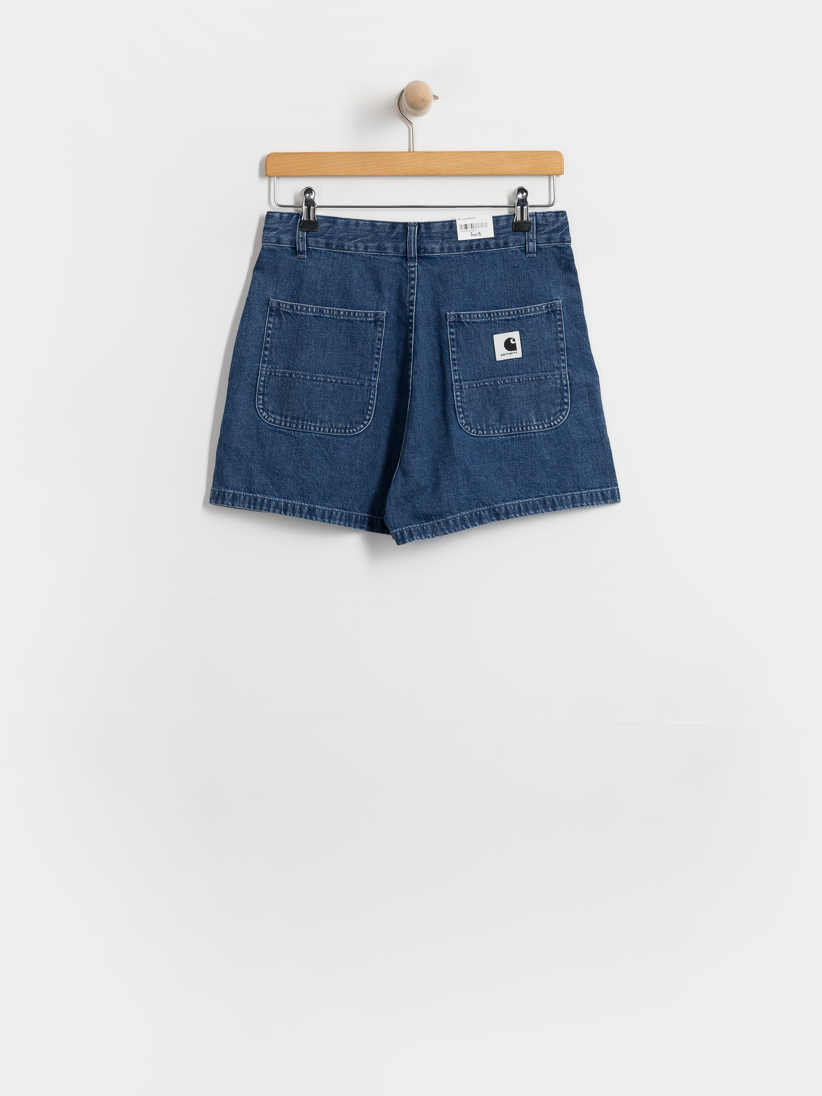 Rövidnadrág Carhartt WIP Lova Wmn (blue stone washed)