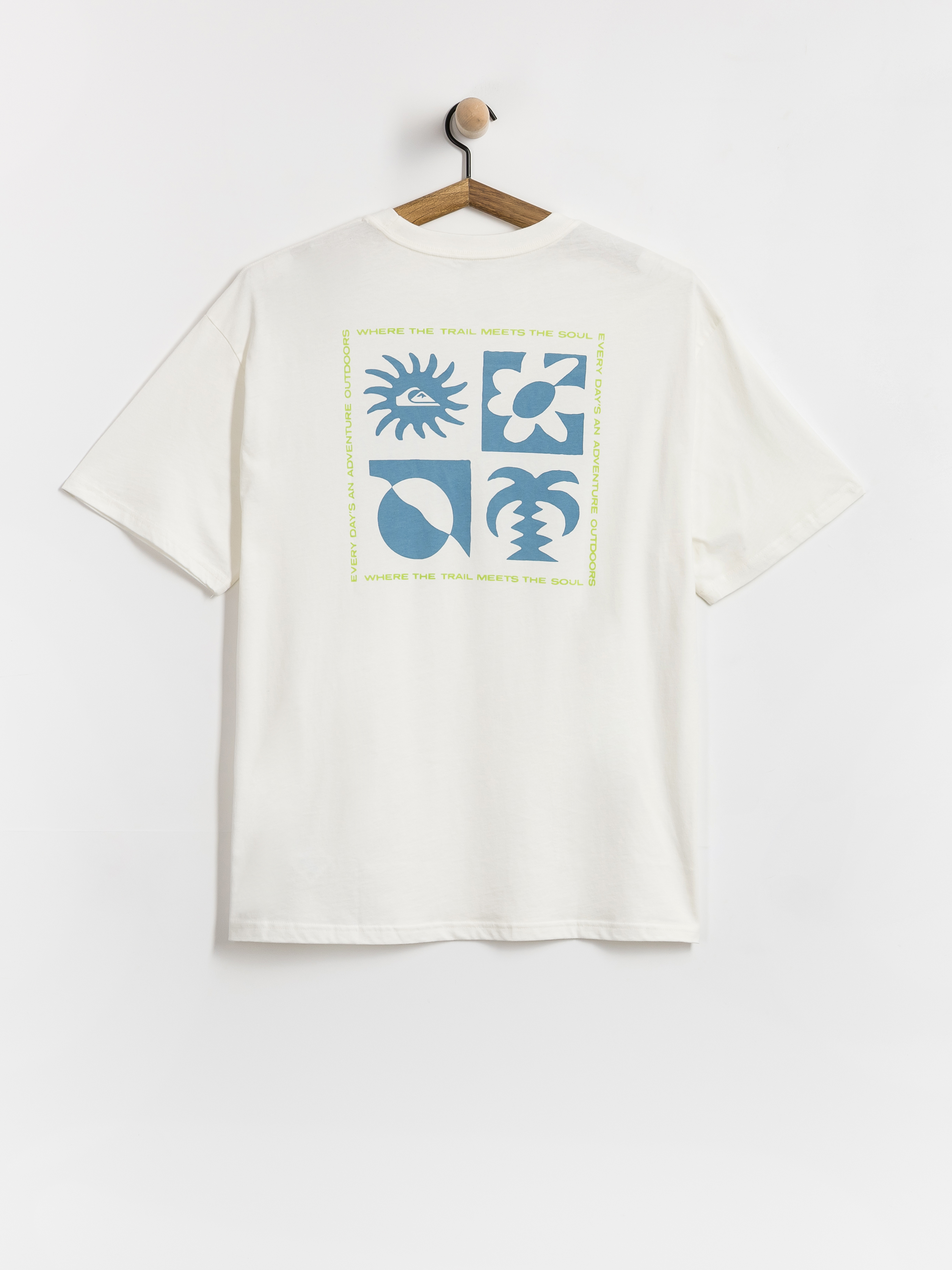 Póló Quiksilver Evo Blossom Of Peace (snow white)