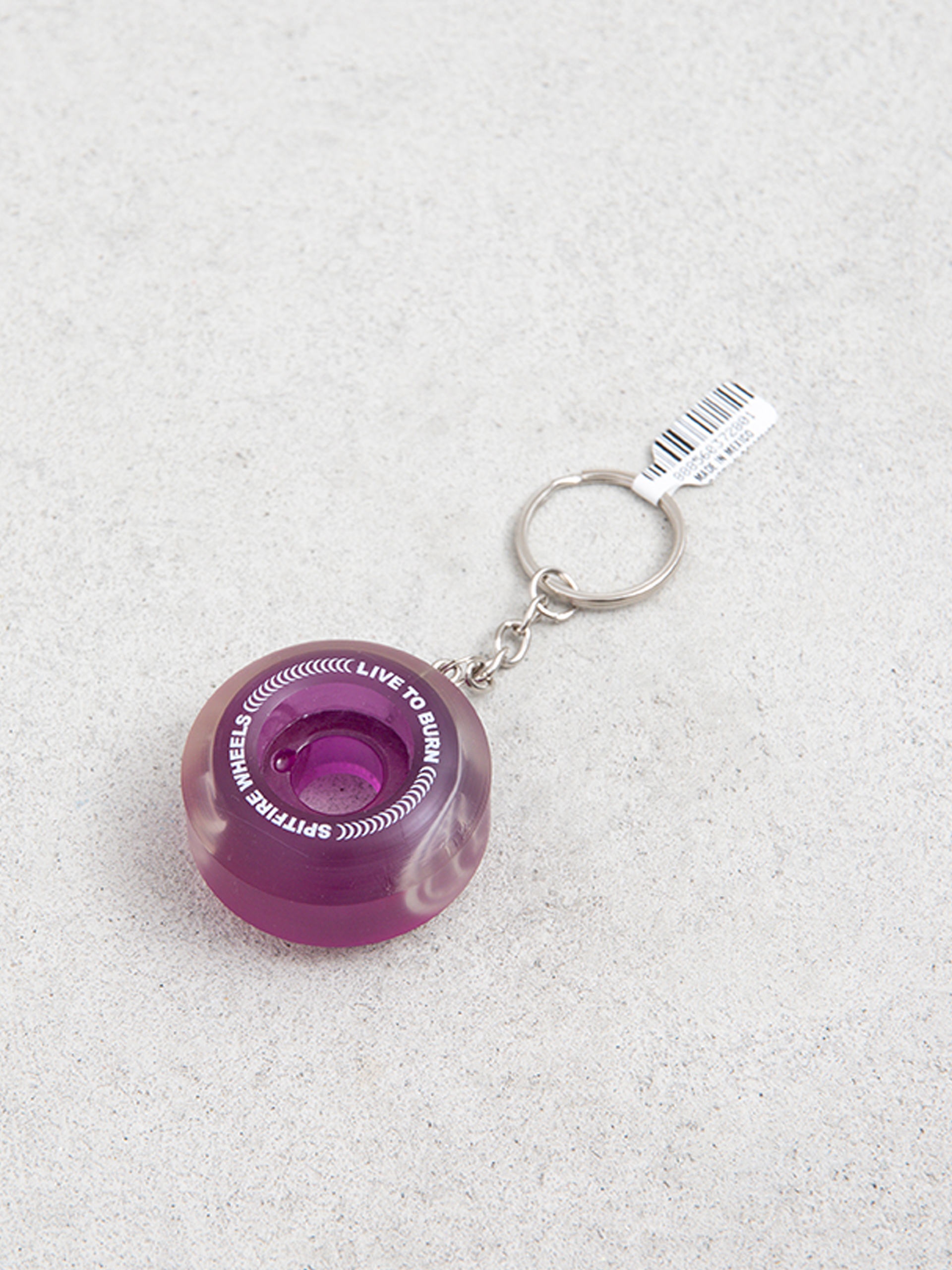 Spitfire Wheel Keychain Kulcstartó (transparent purple)