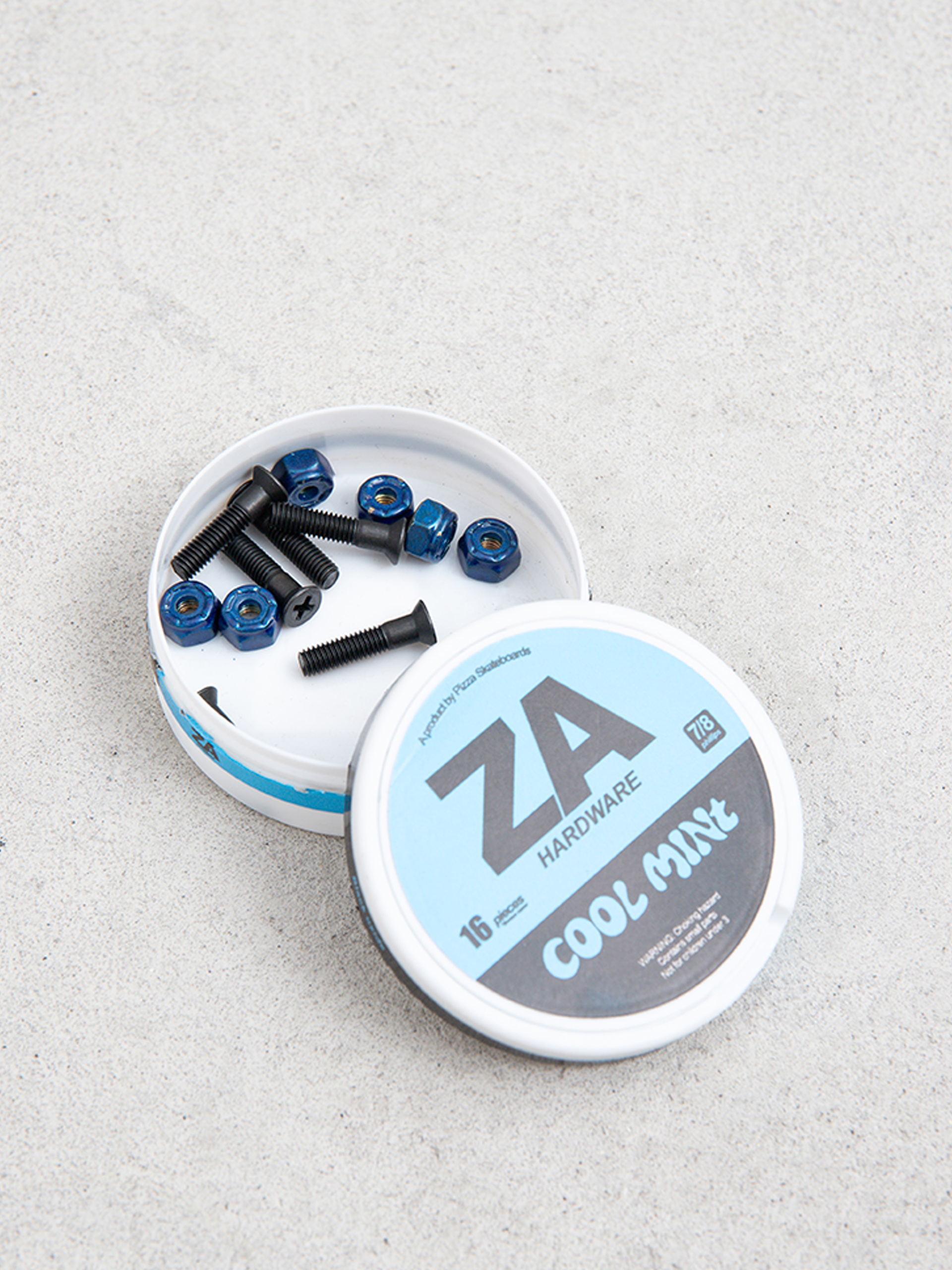 Pizza Skateboards Za Hardware Csavarkészlet (black/blue)