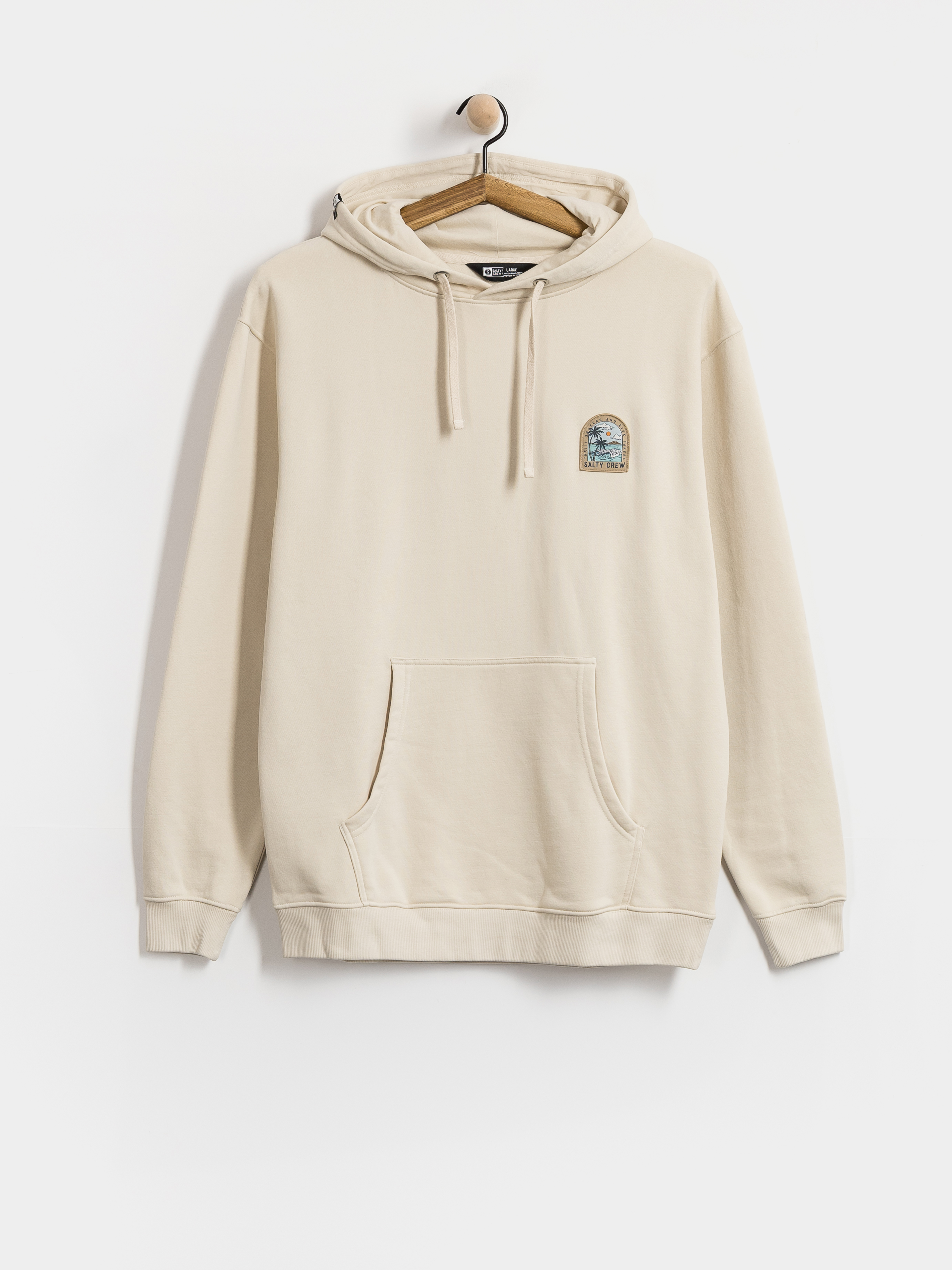 Salty Crew Crafted Pigment HD Kapucnis pulóver (moonbeam)