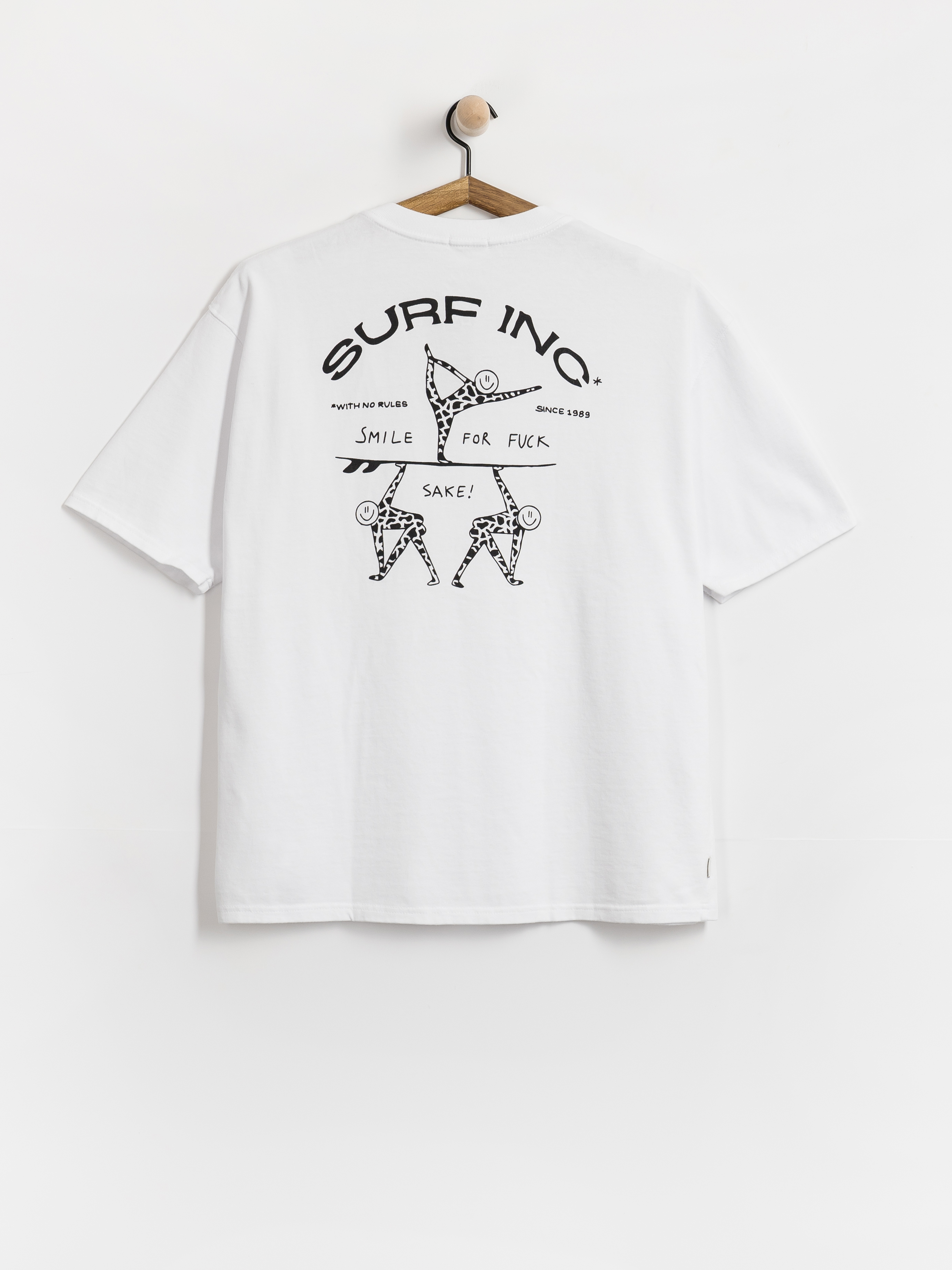 Póló Surf Inc No Rules (paper white)