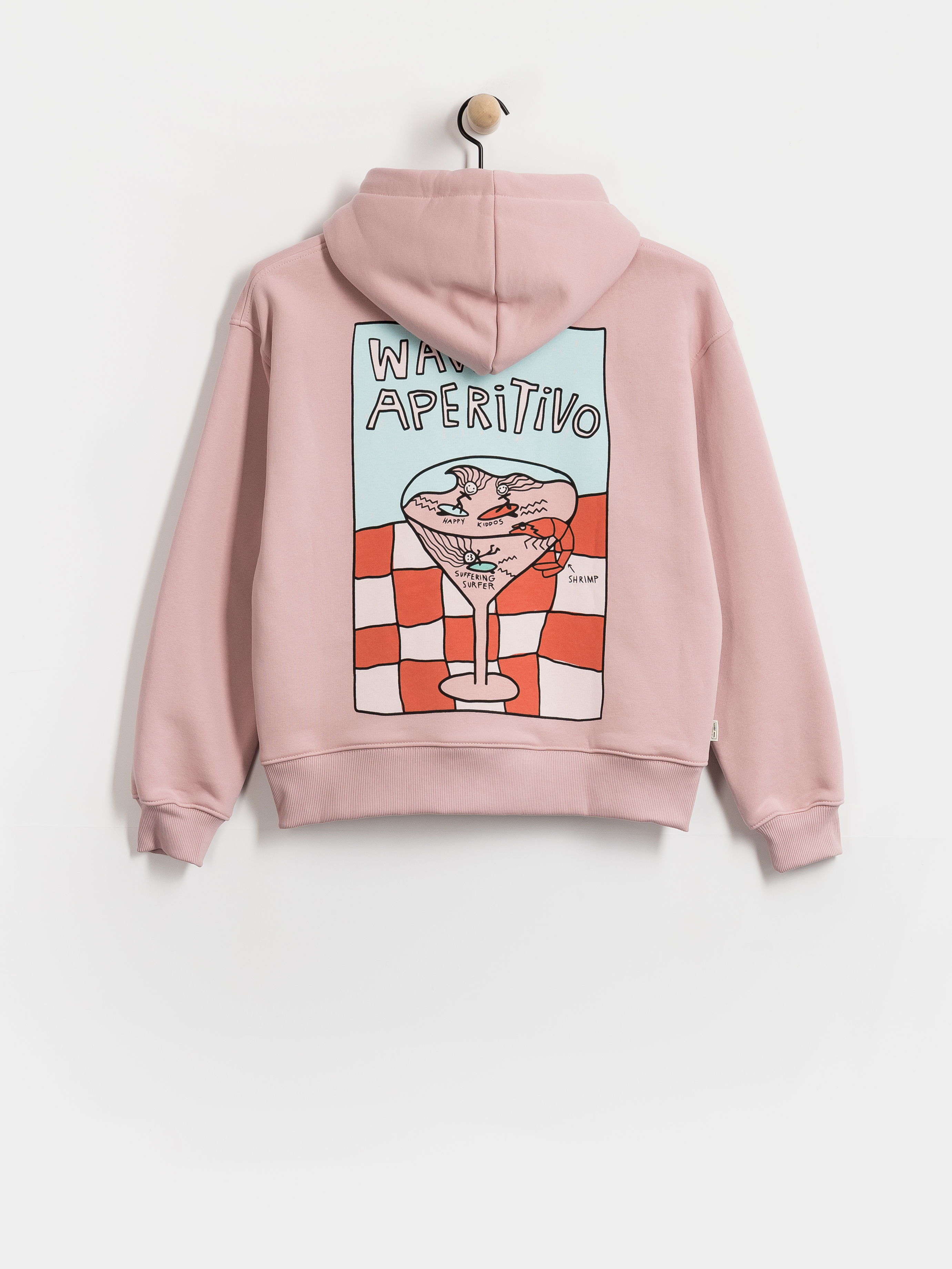Kapucnis pulóver Surf Inc Wave Aperitivo HD (pink kush)