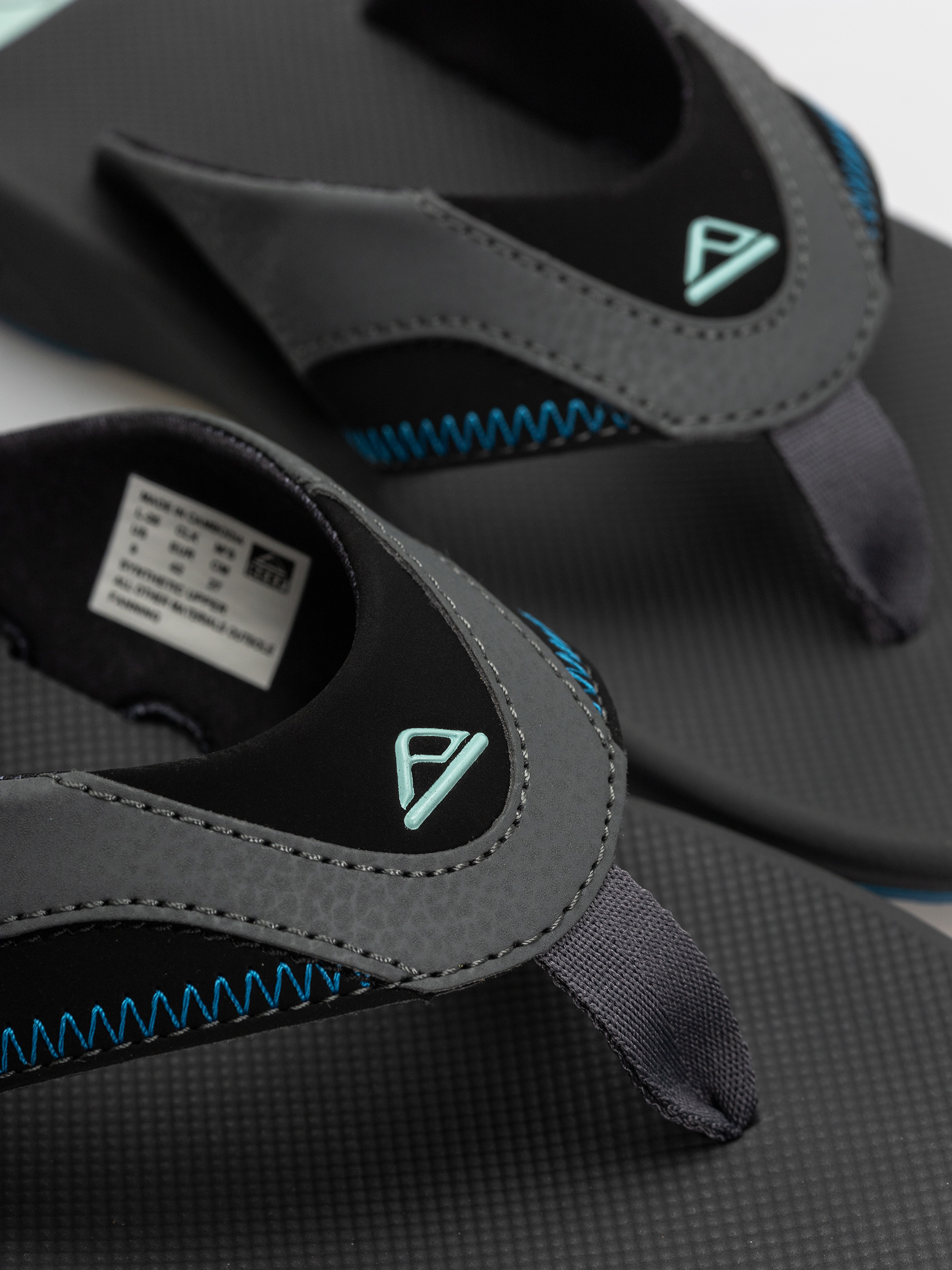 Reef Fanning Flip-flop papucsok (gunmetal/ocean)