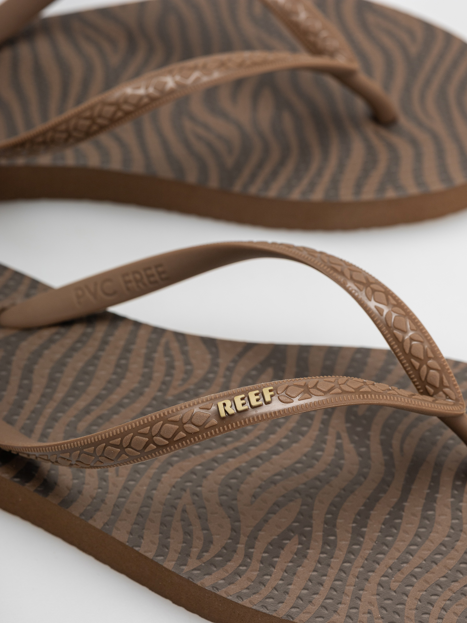 Reef Seaside Prints Wmn Flip-flop papucsok (choco zebra)