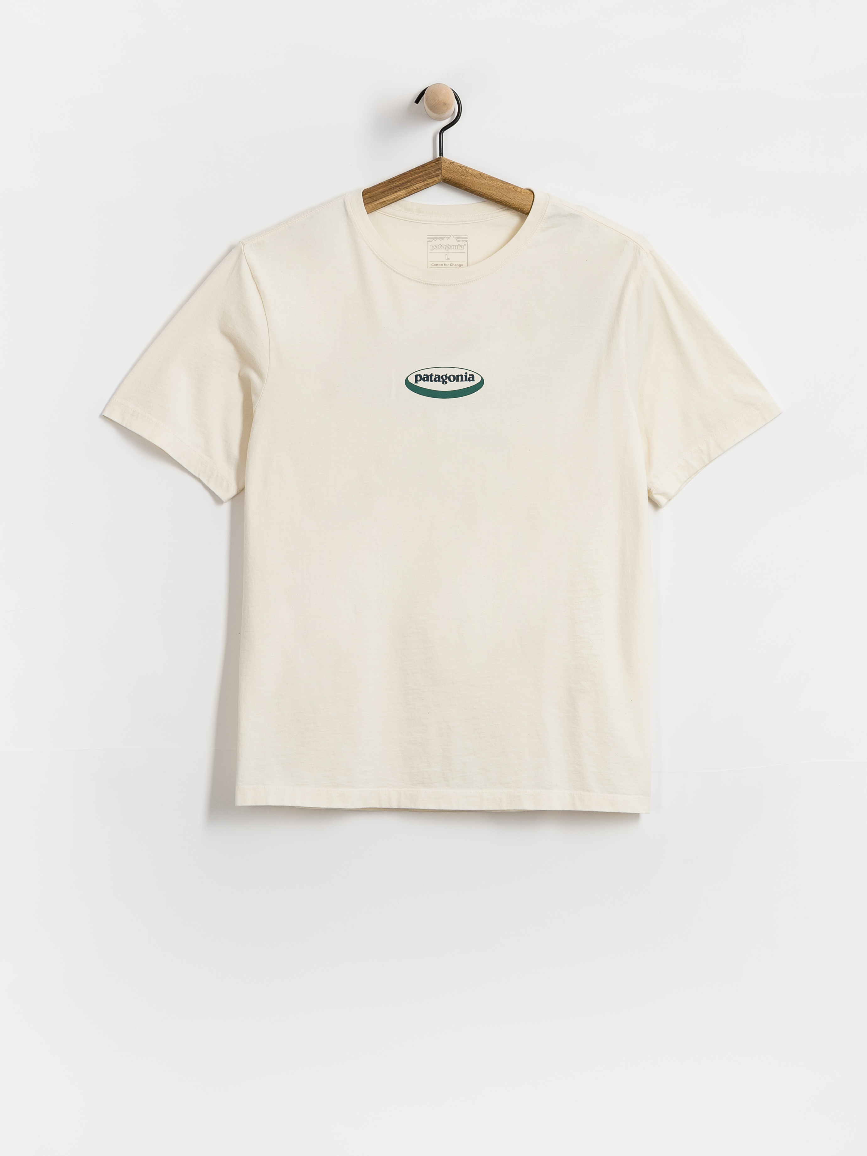 Póló Patagonia 95 Oval Logo (undyed natural)