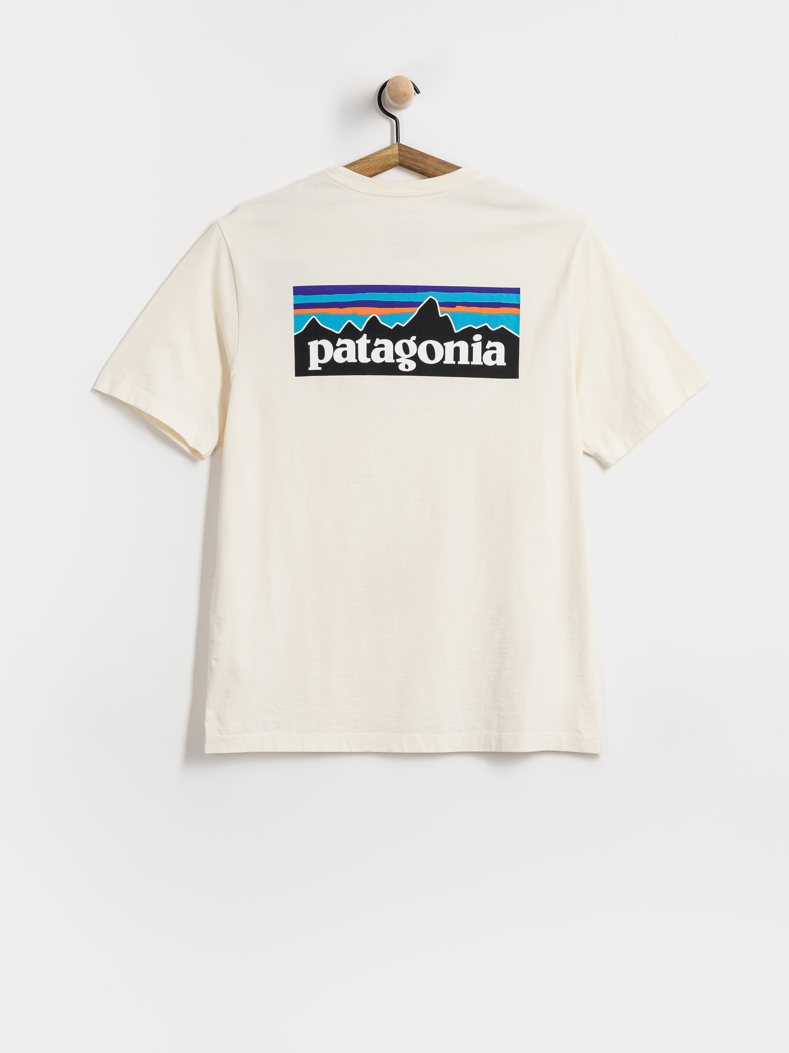 Póló Patagonia P 6 Logo (undyed natural)