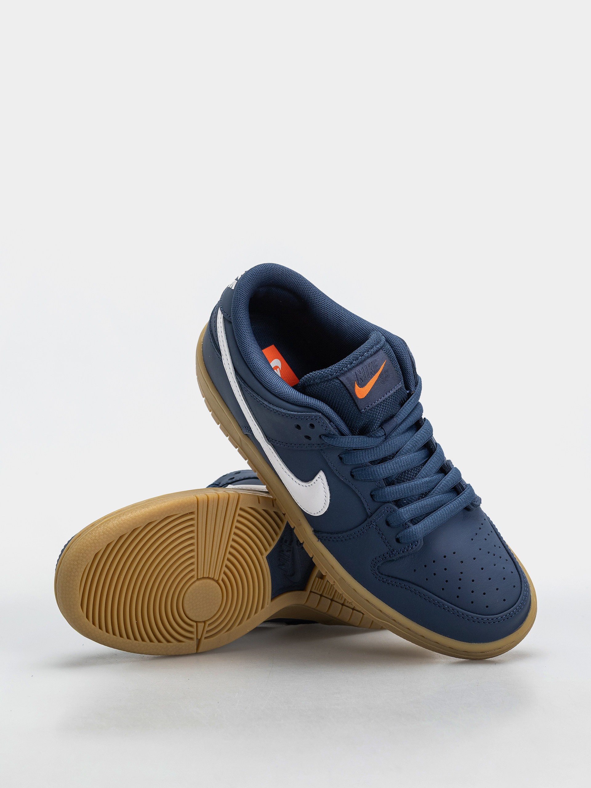 Nike SB Dunk Low Pro Cipők (navy/white navy gum light brown)