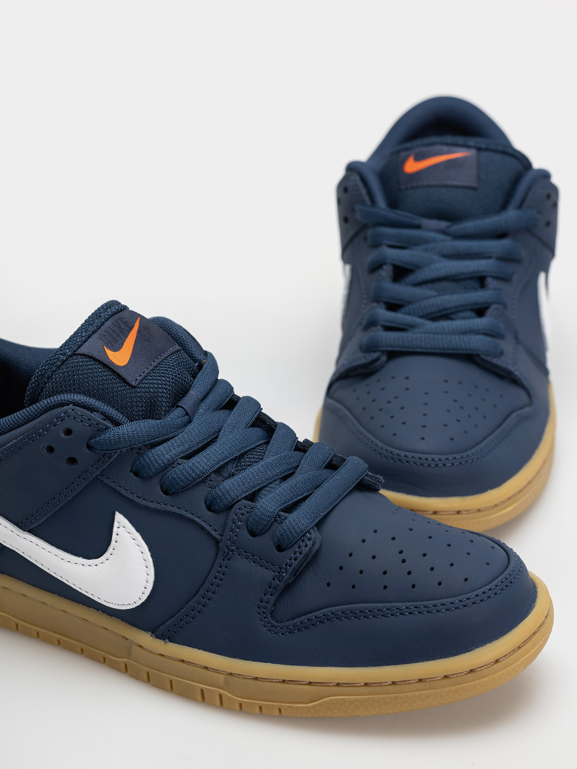 Nike SB Dunk Low Pro Cipők (navy/white navy gum light brown)