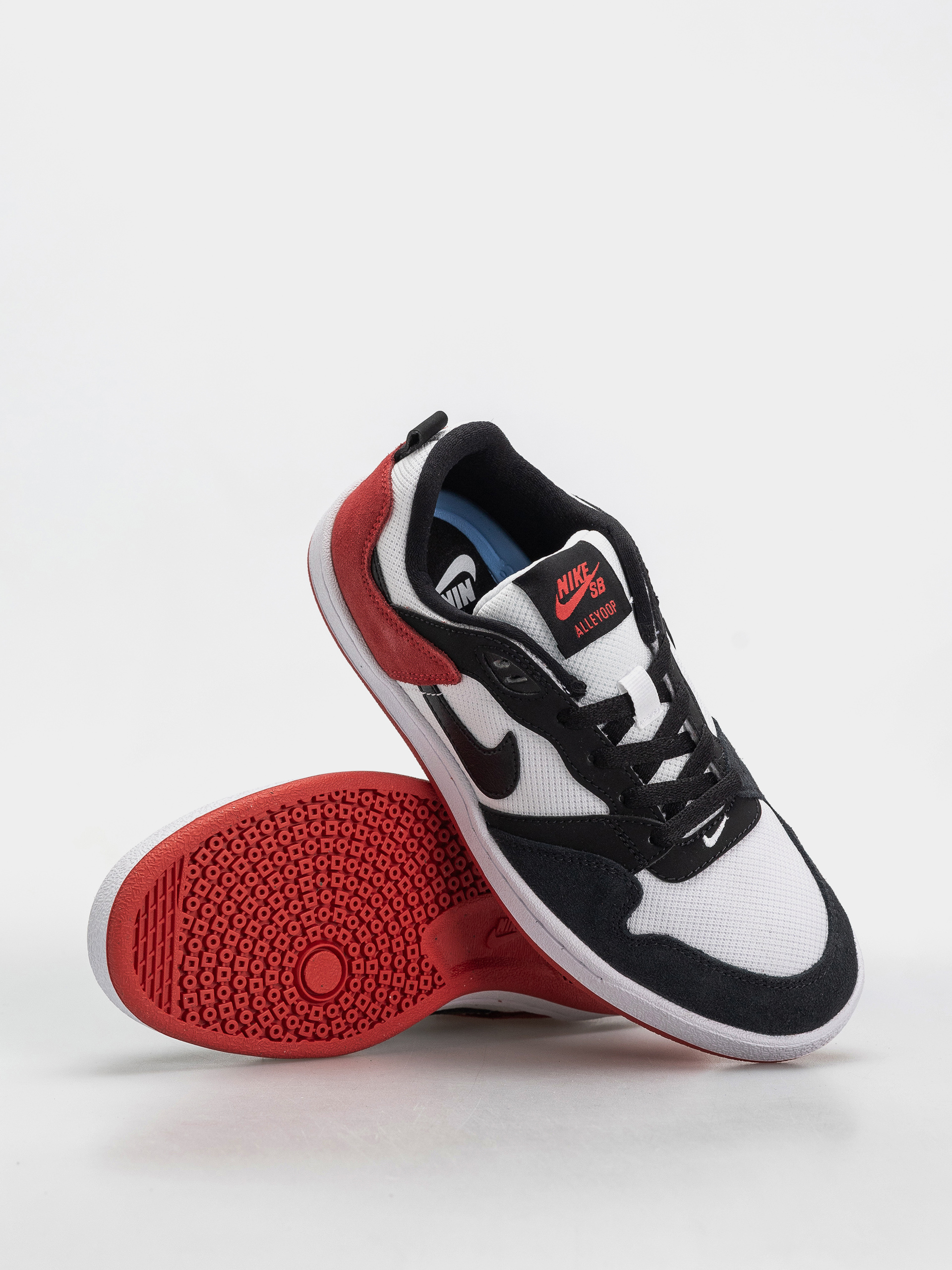 Nike SB Alleyoop JR Cipők (white/black university red white)