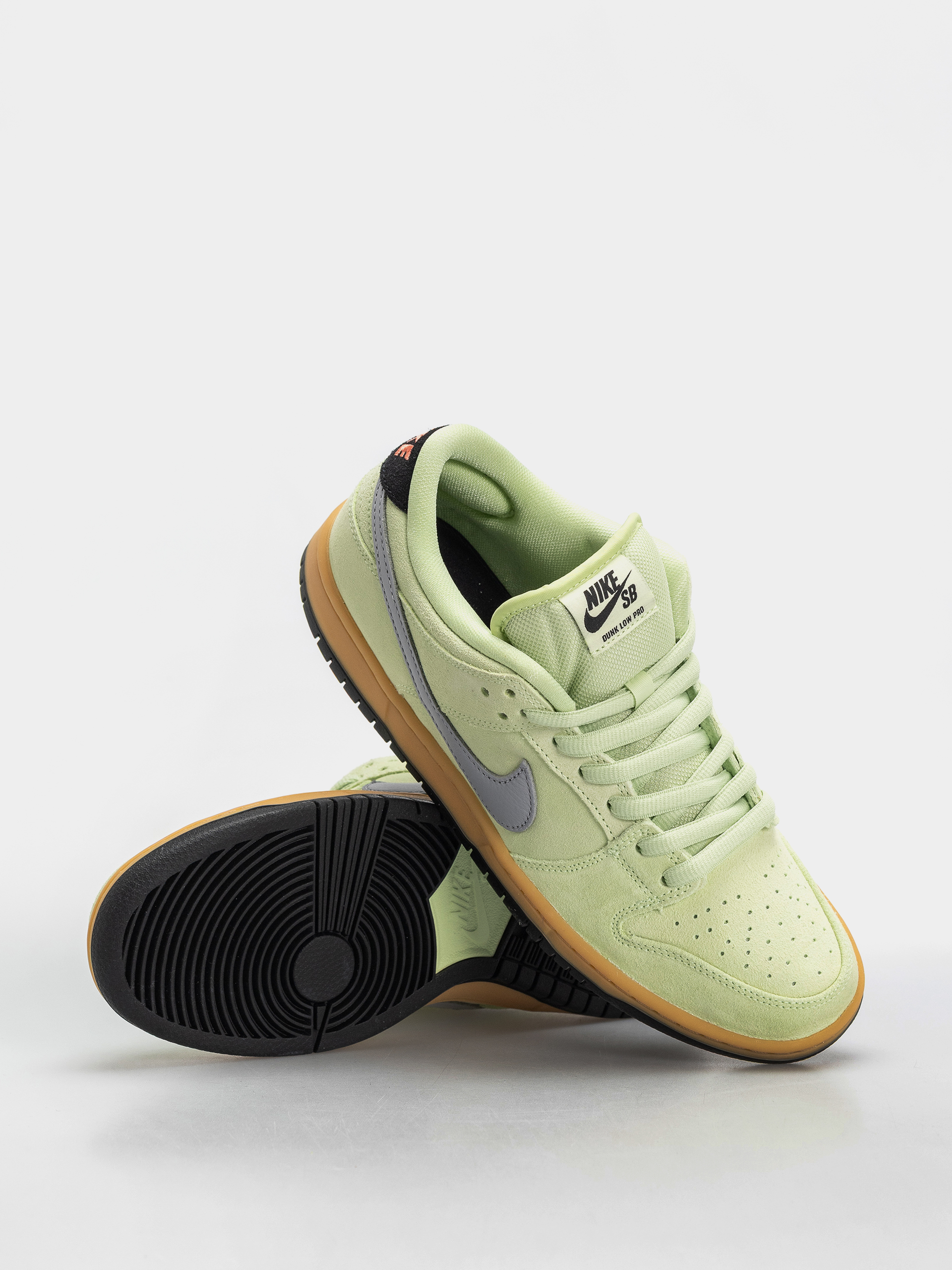 Nike SB Dunk Low Pro Prm Cipők (lt liquid lime/wolf grey black)