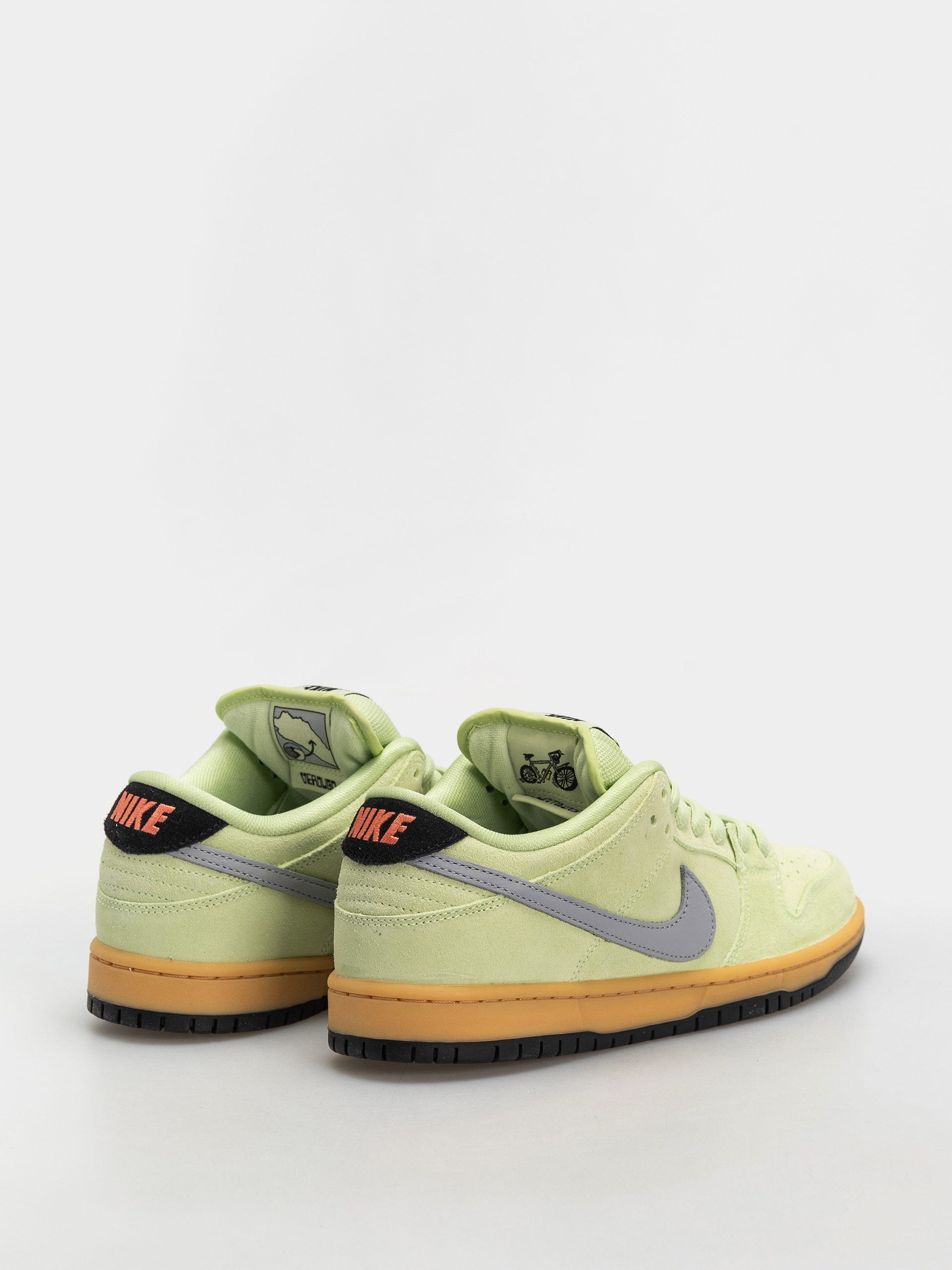 Nike SB Dunk Low Pro Prm Cipők (lt liquid lime/wolf grey black)