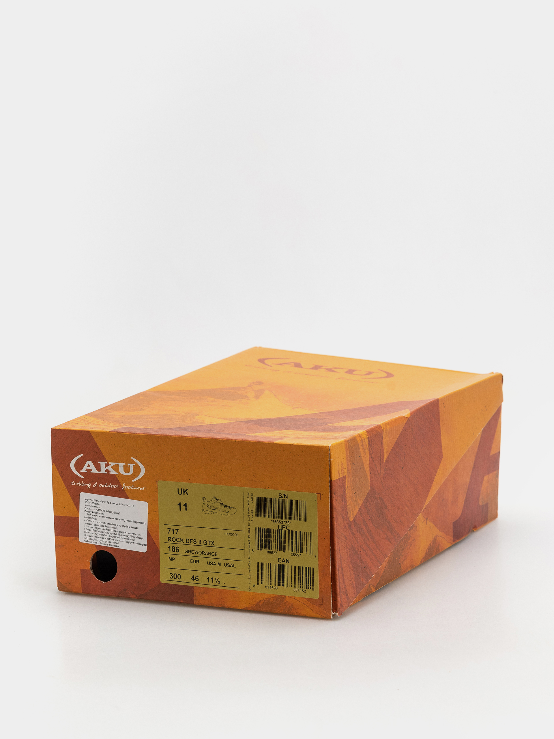 AKU Rock DFS II GTX Cipők (grey/orange)
