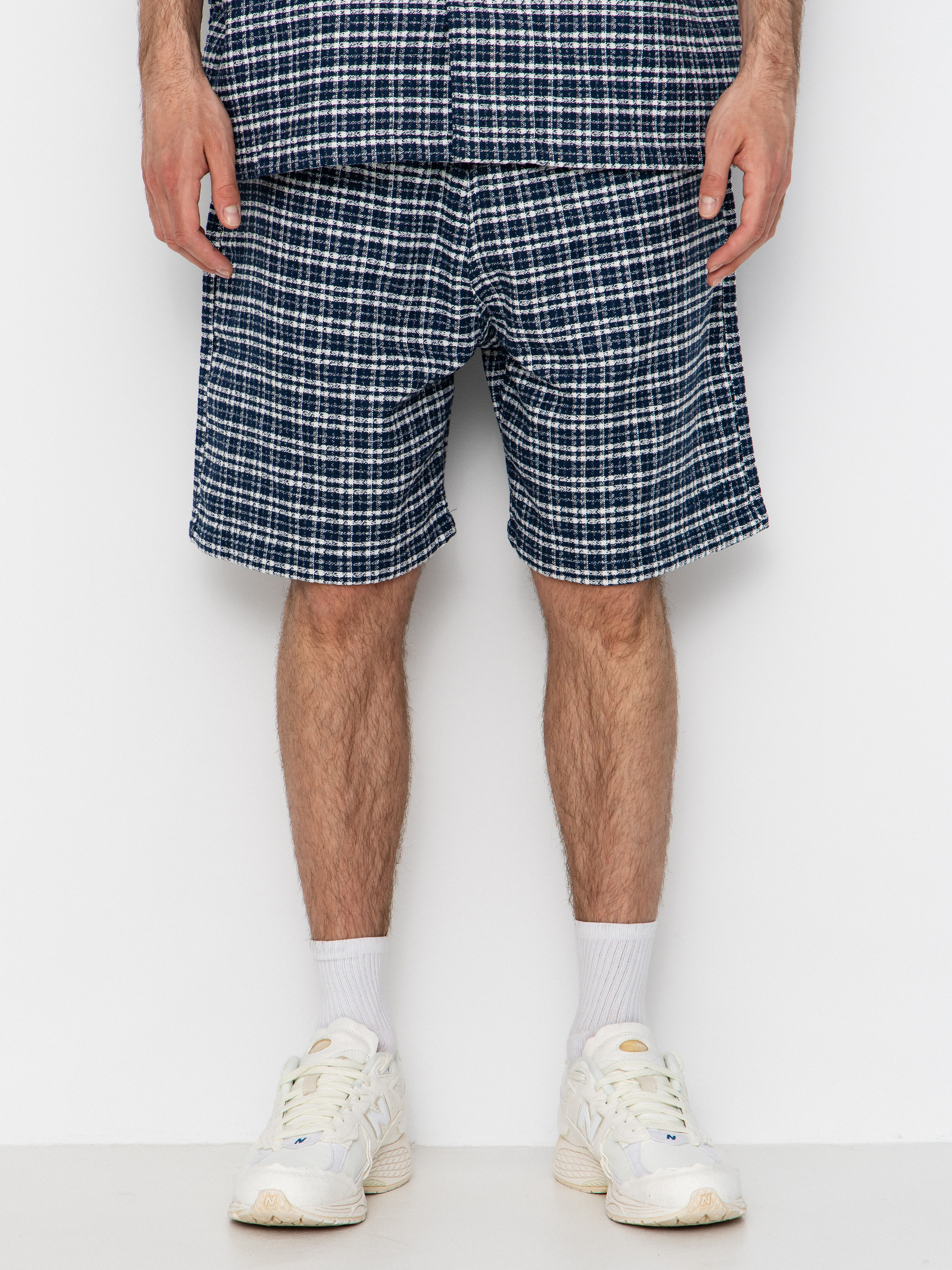 Rövidnadrág Carhartt WIP Kander (kander check/blue river)