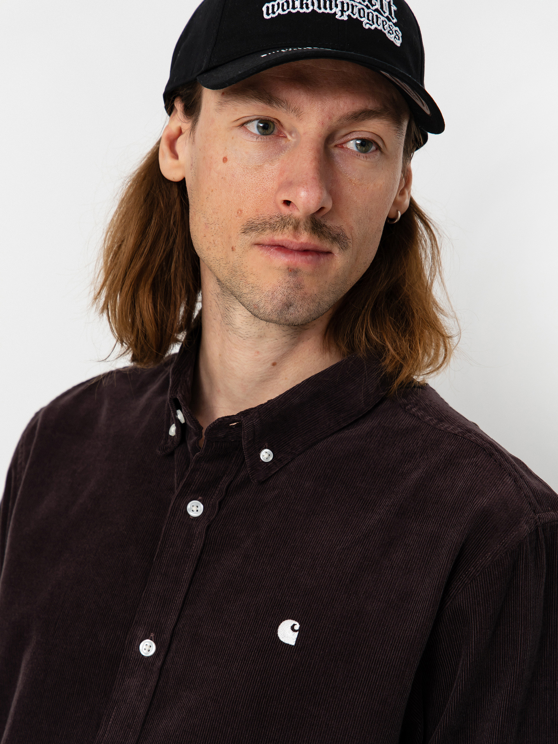 Ing Carhartt WIP Madison Fine Cord (shale/wax)