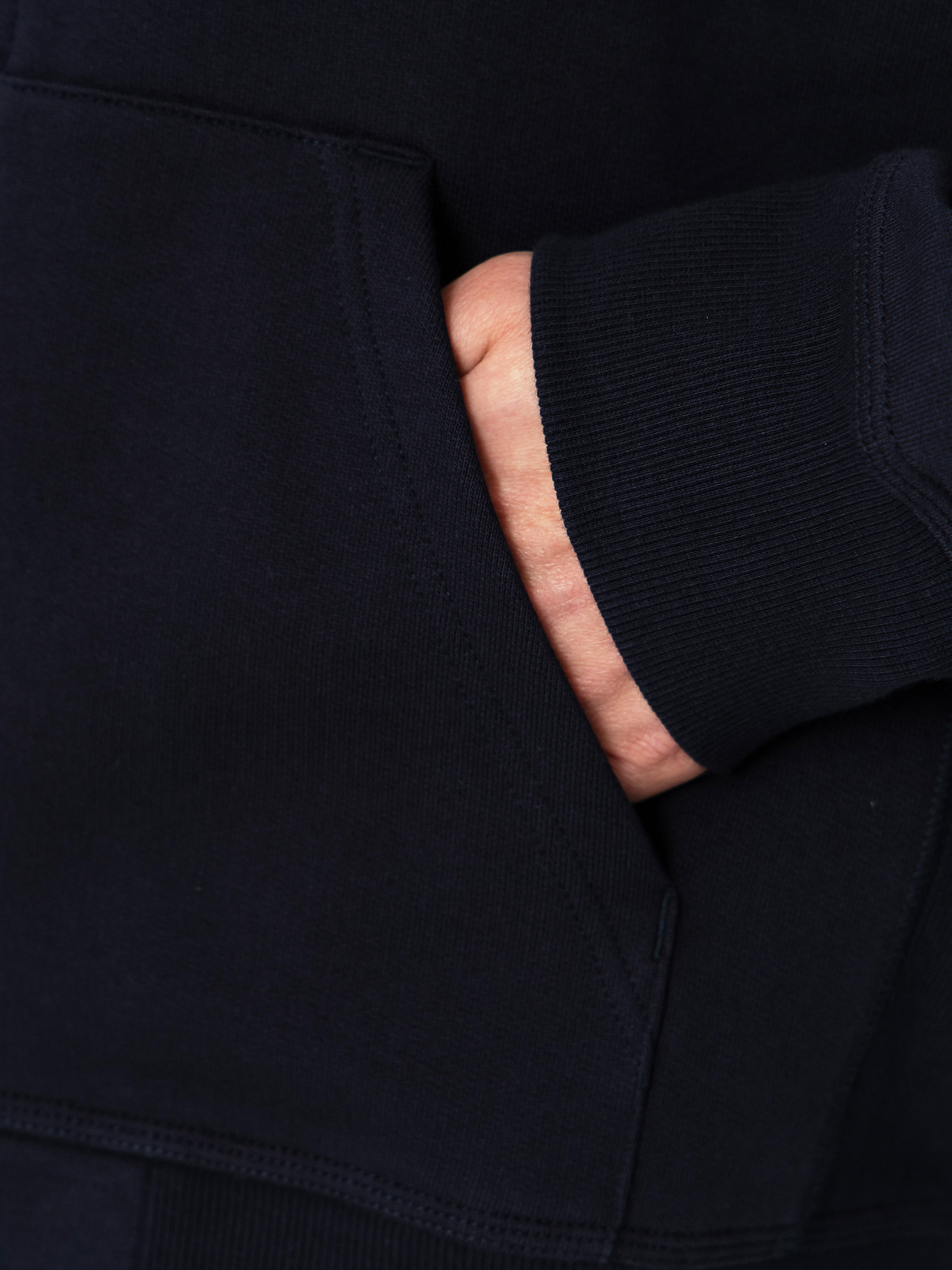 Kapucnis pulóver Carhartt WIP American Script ZHD (deep night)