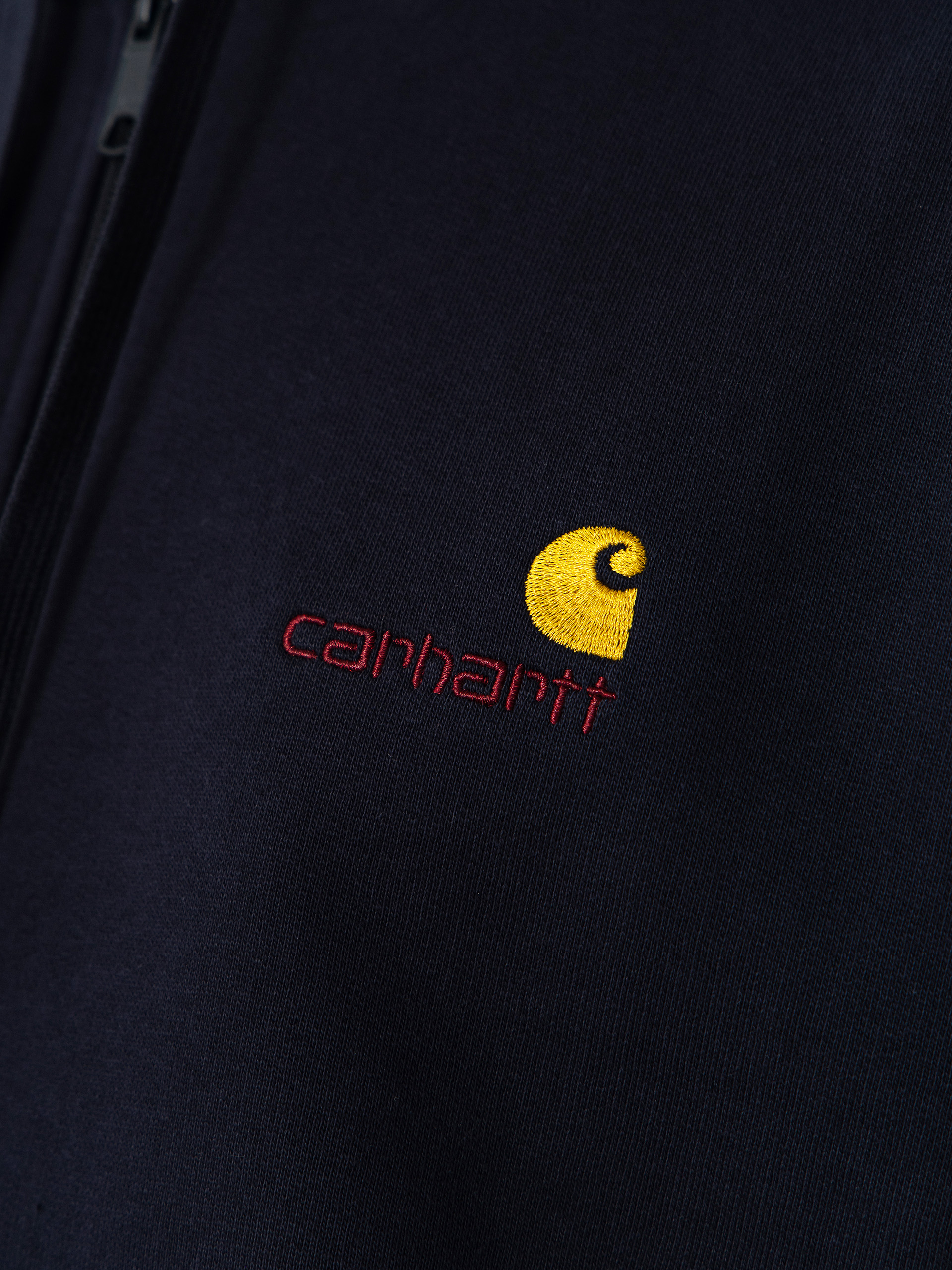 Kapucnis pulóver Carhartt WIP American Script ZHD (deep night)