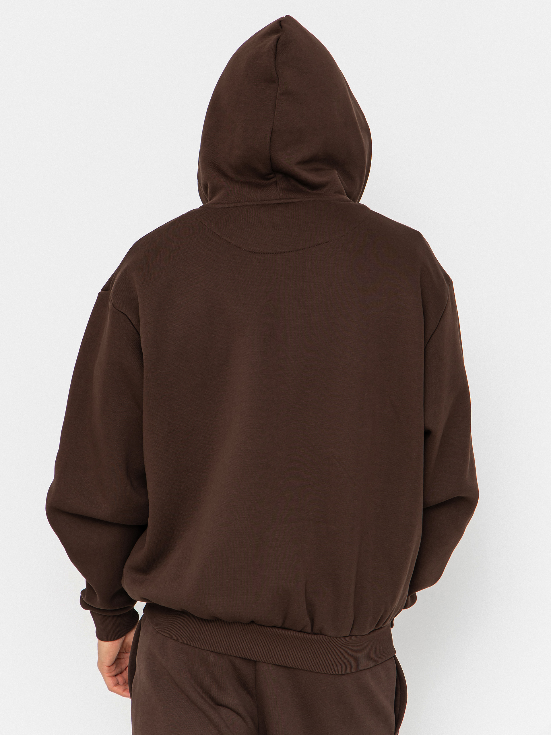 Kapucnis pulóver Karl Kani Small Signature Essential ZHD (brown)