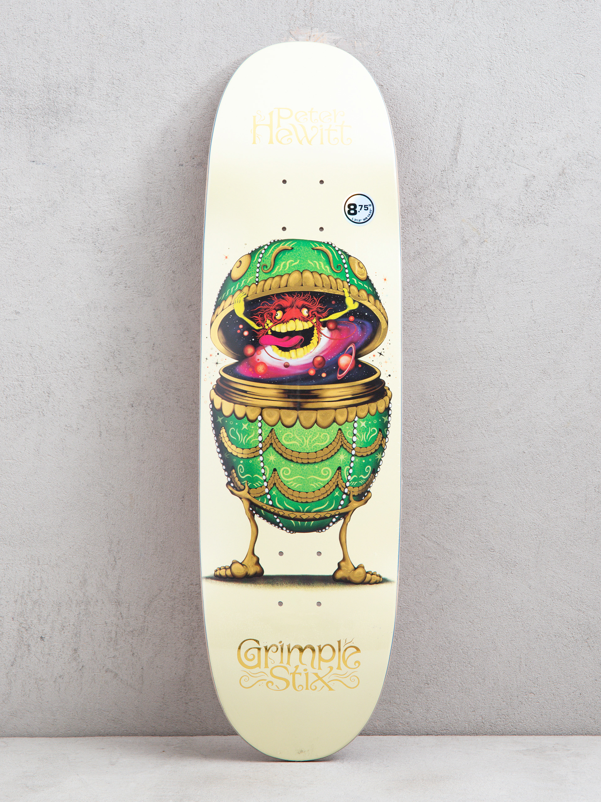 Gördeszka lap Antihero Hewitt Grimple Stix Fabrage Egg (cream)