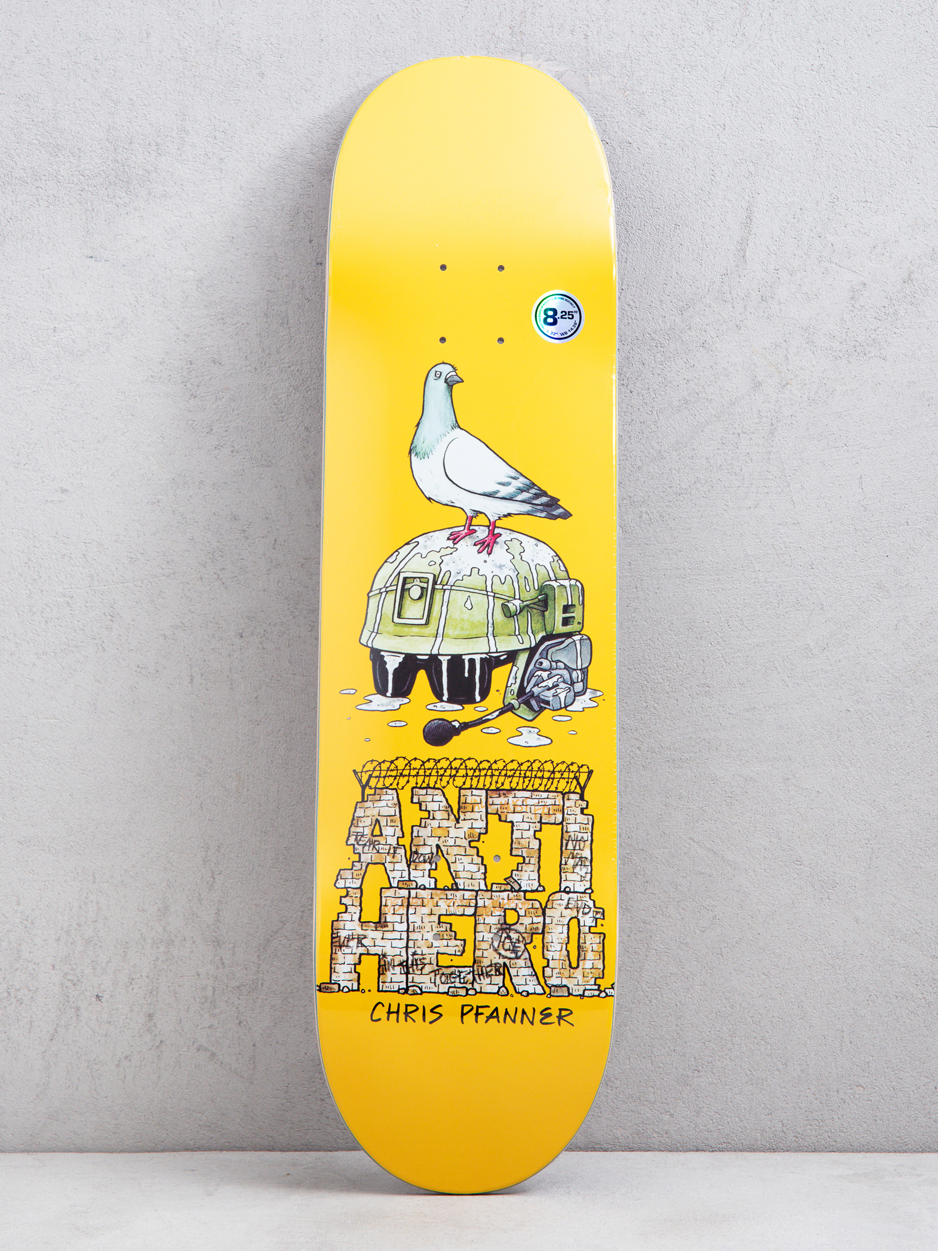 Gördeszka lap Antihero Pfanner Liberdad (yellow)