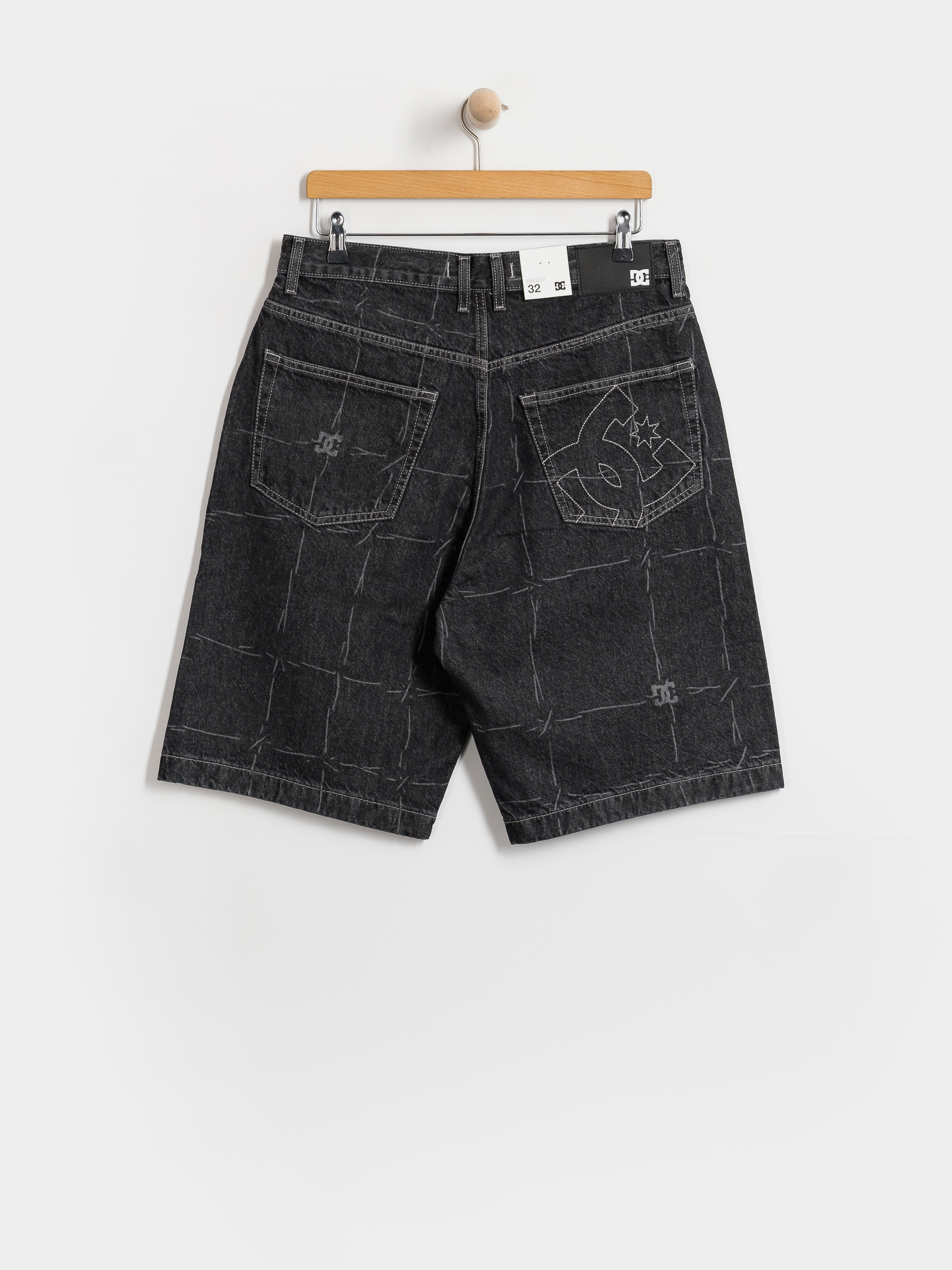DC Baggy Denim Rövidnadrág (wired 32 black)