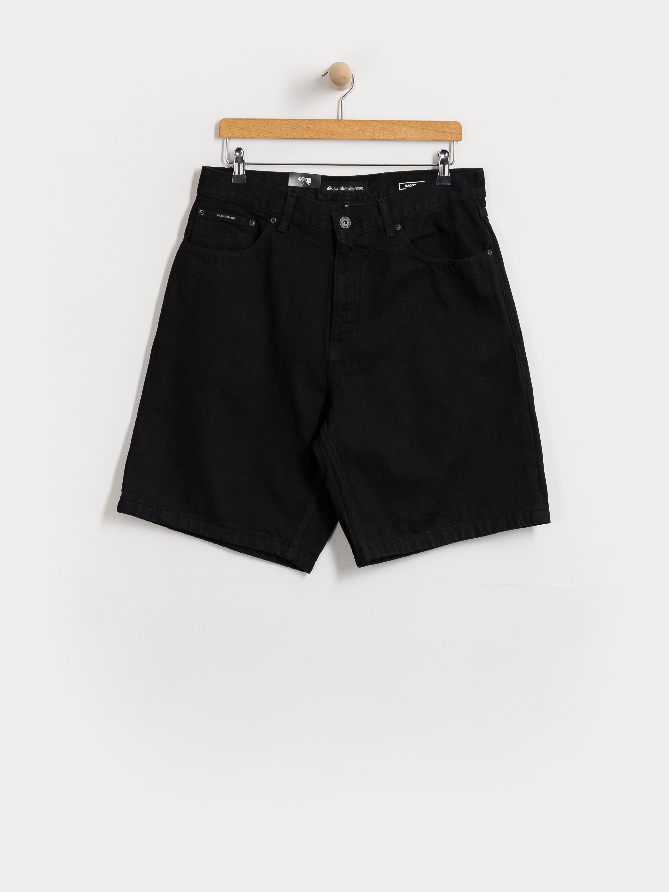 Quiksilver Baggy Denim Rövidnadrág (black)