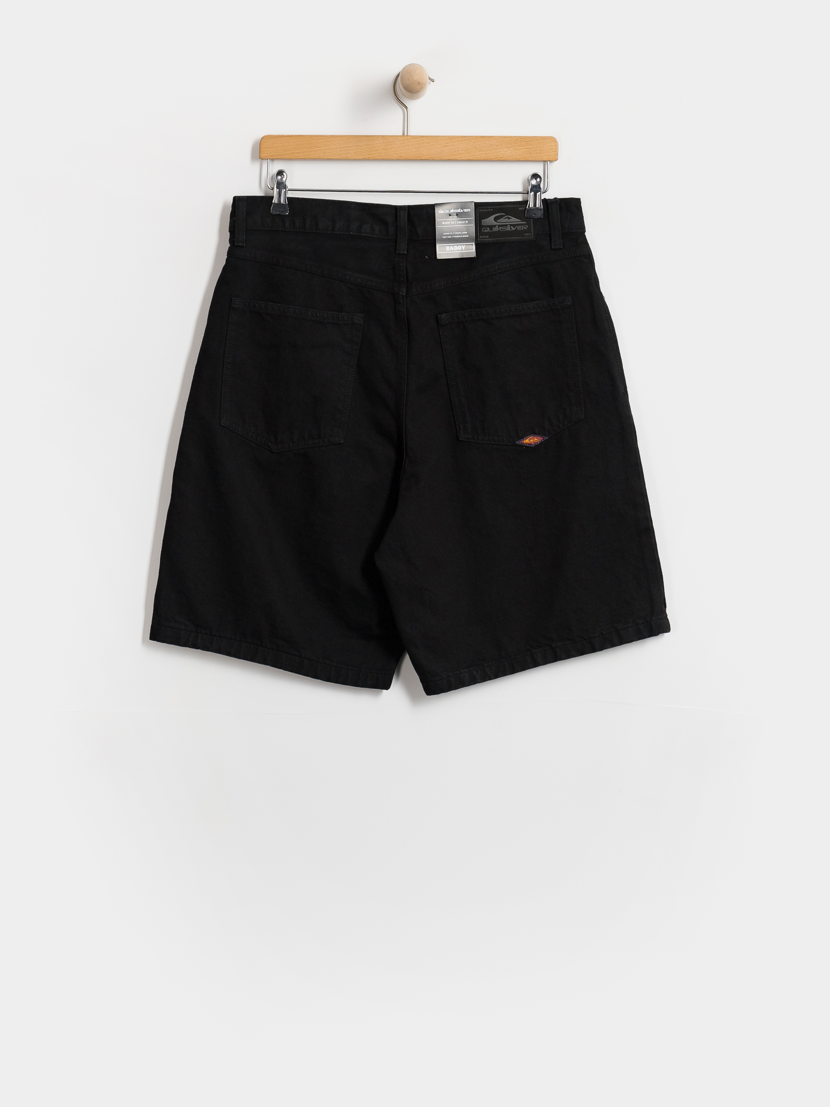Quiksilver Baggy Denim Rövidnadrág (black)