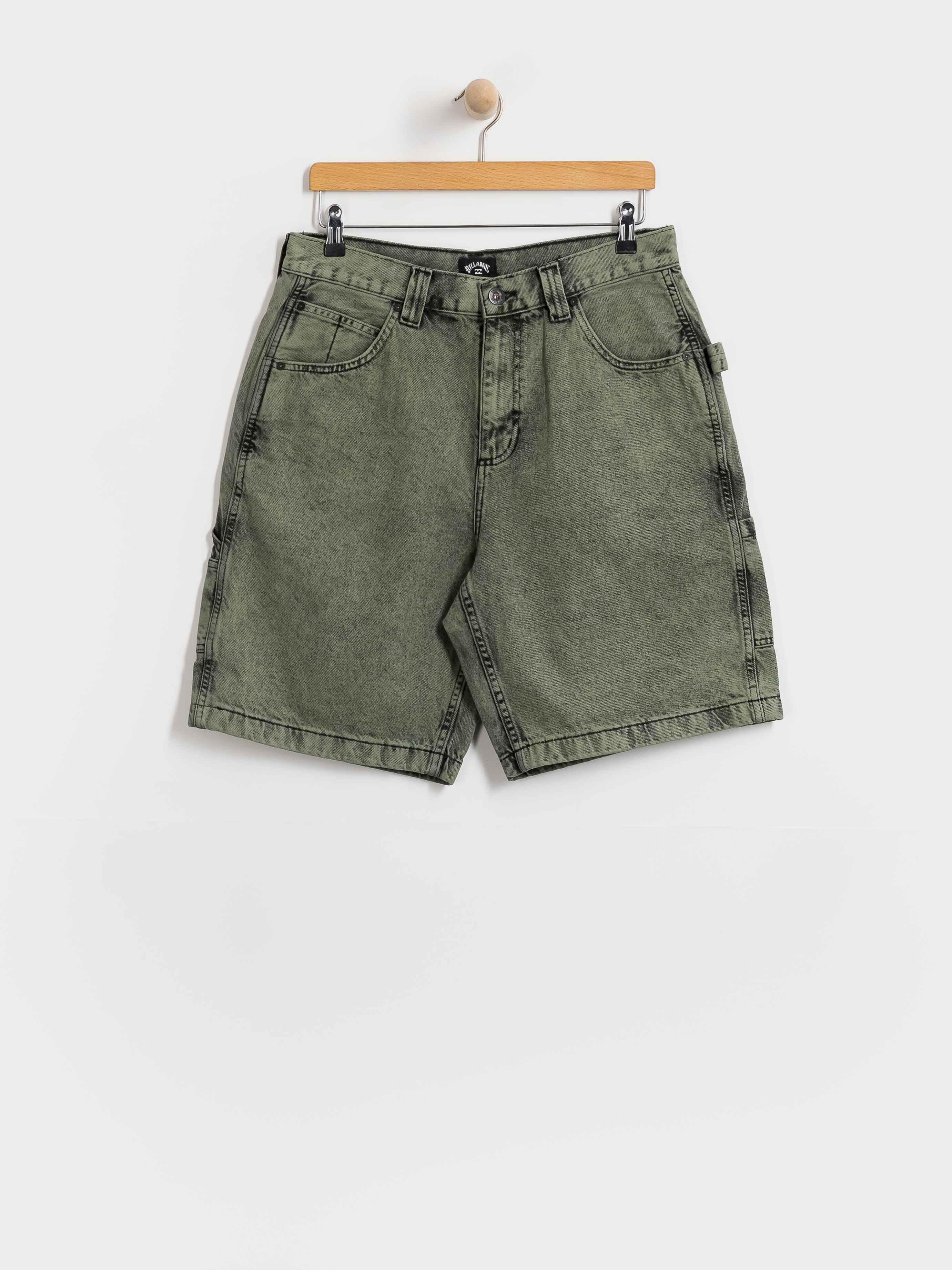 Billabong Bad Dog Workwear Denim Rövidnadrág (moss green)