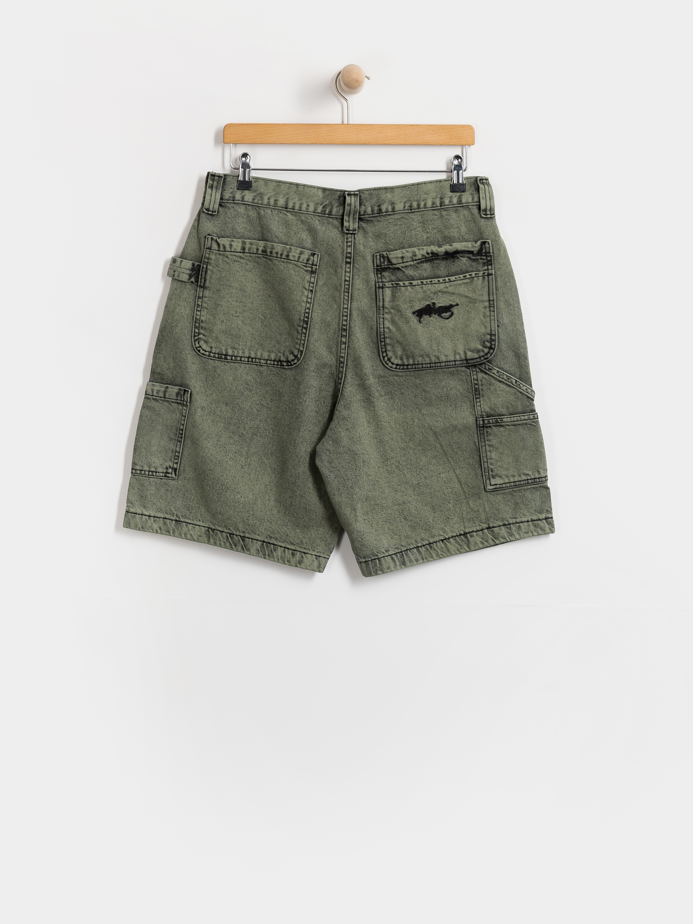 Billabong Bad Dog Workwear Denim Rövidnadrág (moss green)