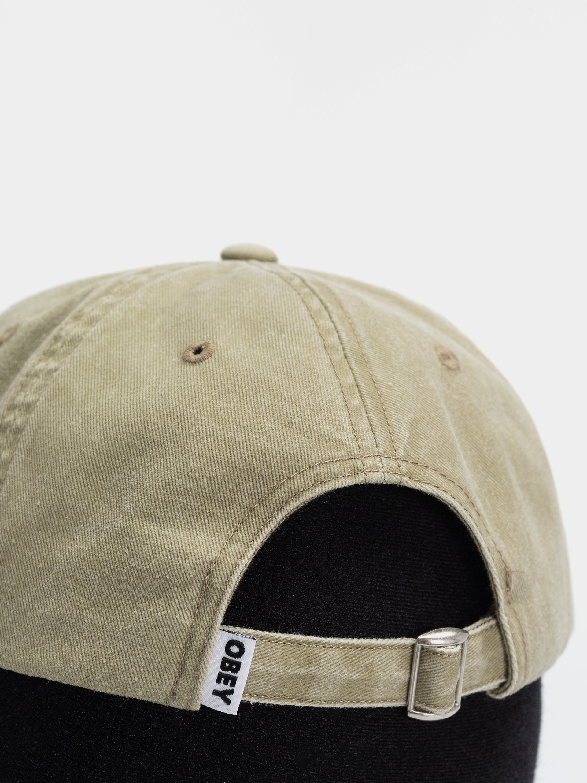 OBEY Pigment Signature Baseball sapka (pigment khaki)
