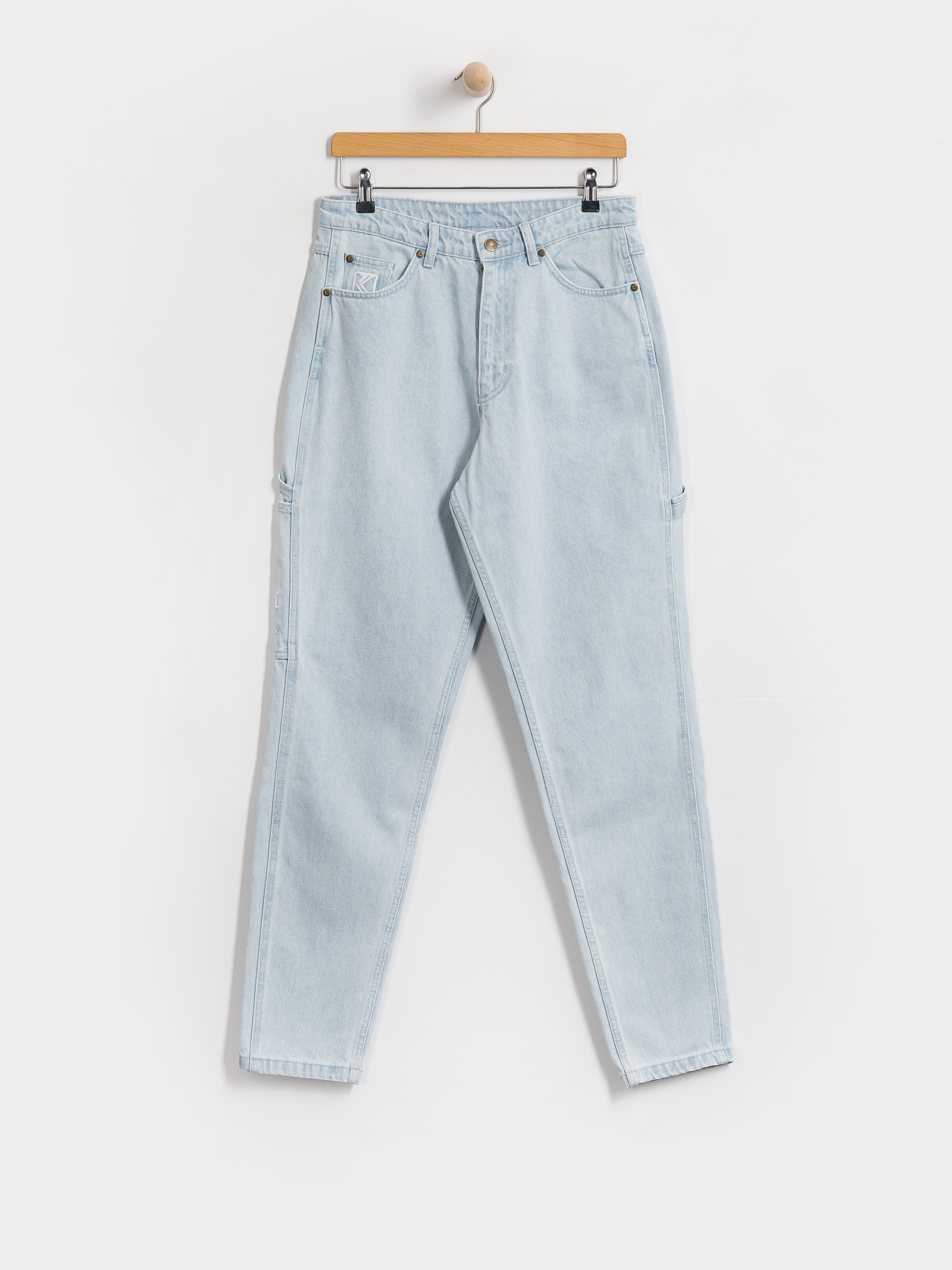 Karl Kani Retro Tapered Workwear Denim Kisnadrág (bleached blue)