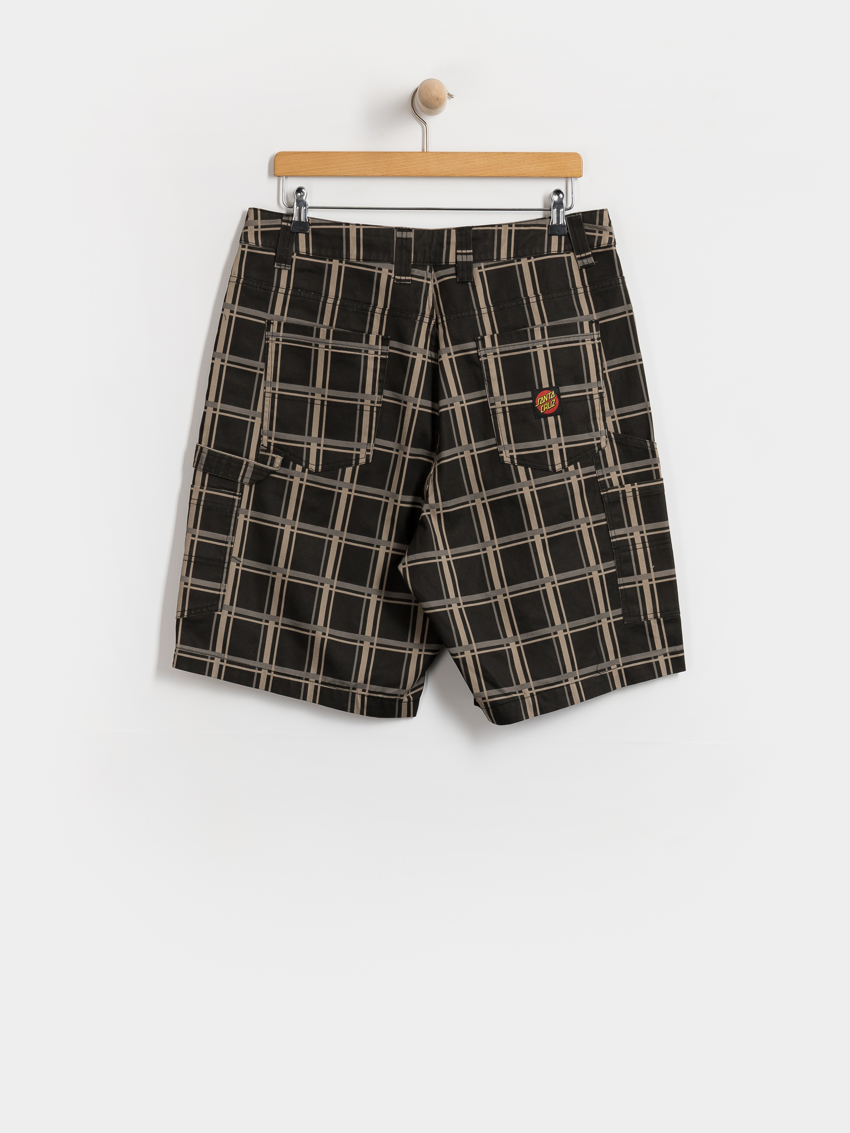 Santa Cruz Carpenter Big Rövidnadrág (black check)